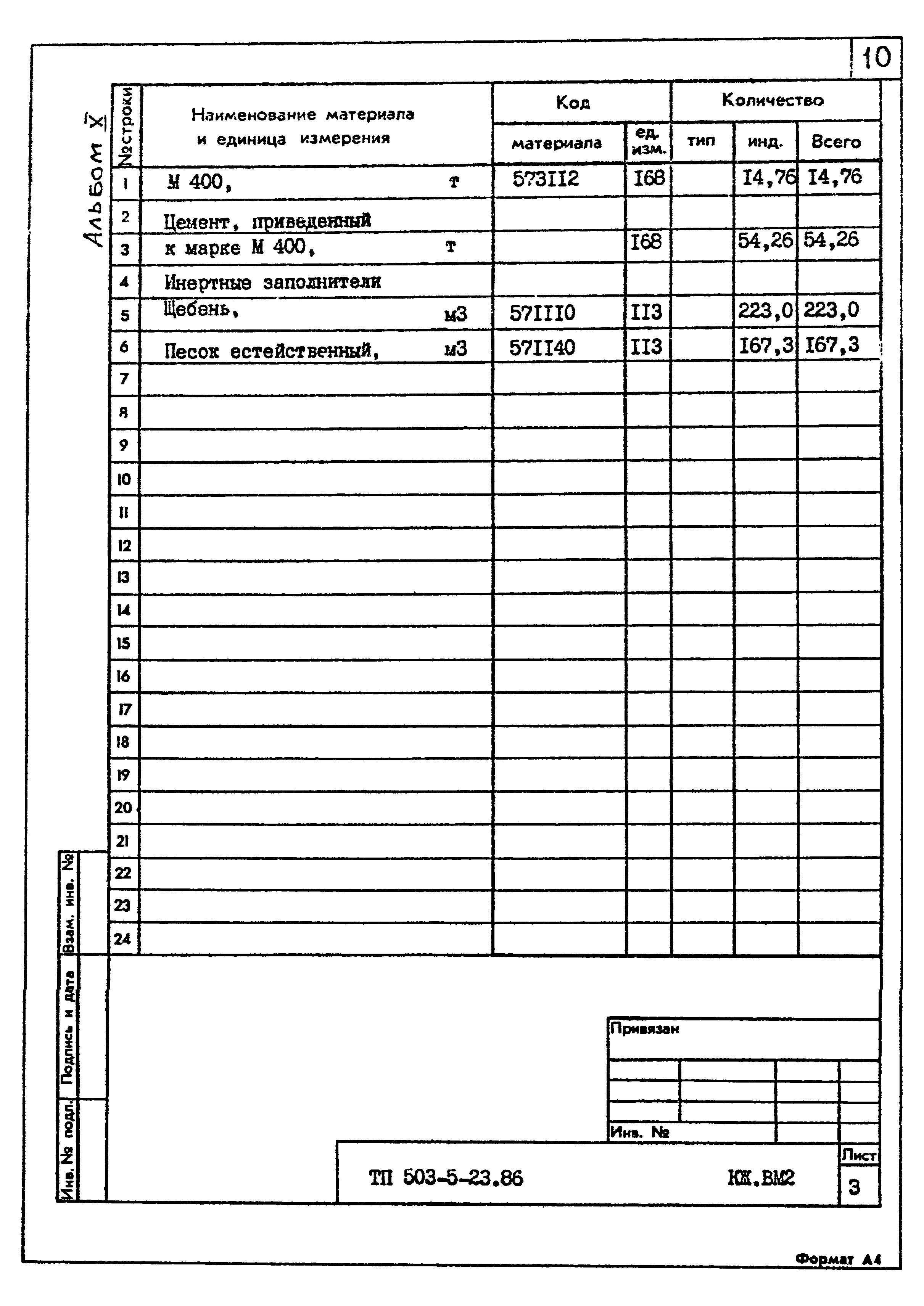 Типовой проект 503-5-23.86