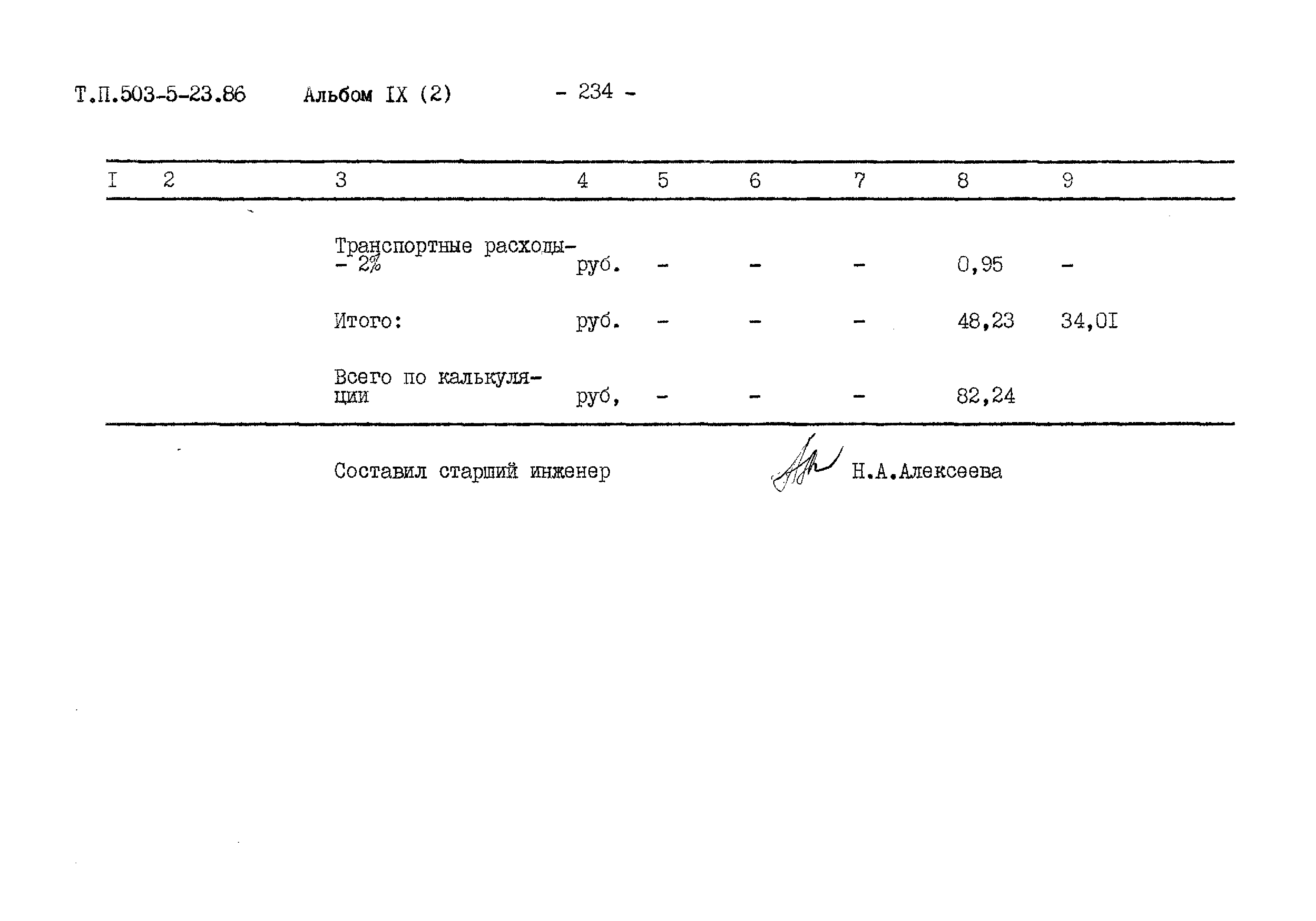 Типовой проект 503-5-23.86