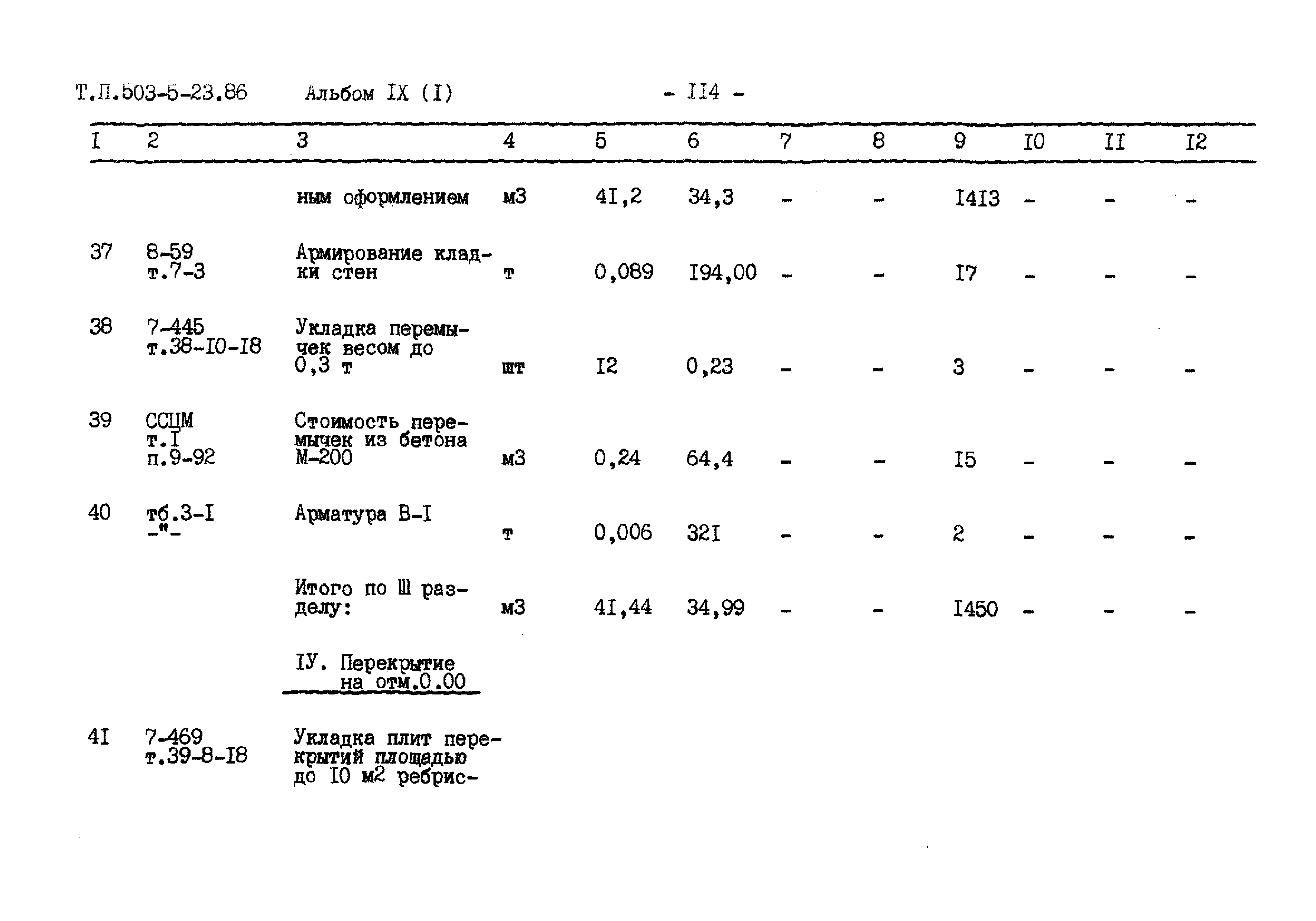 Типовой проект 503-5-23.86