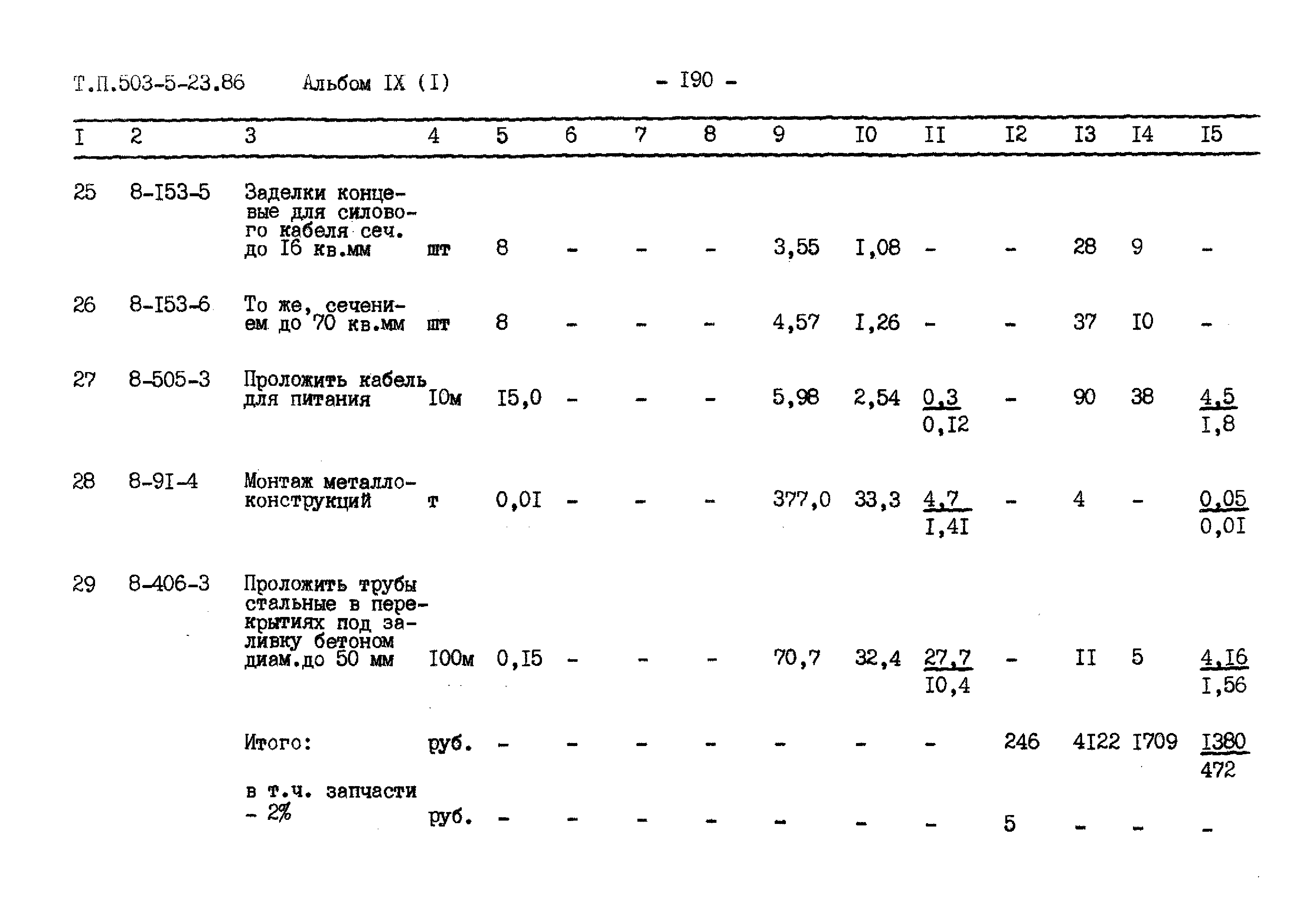 Типовой проект 503-5-23.86