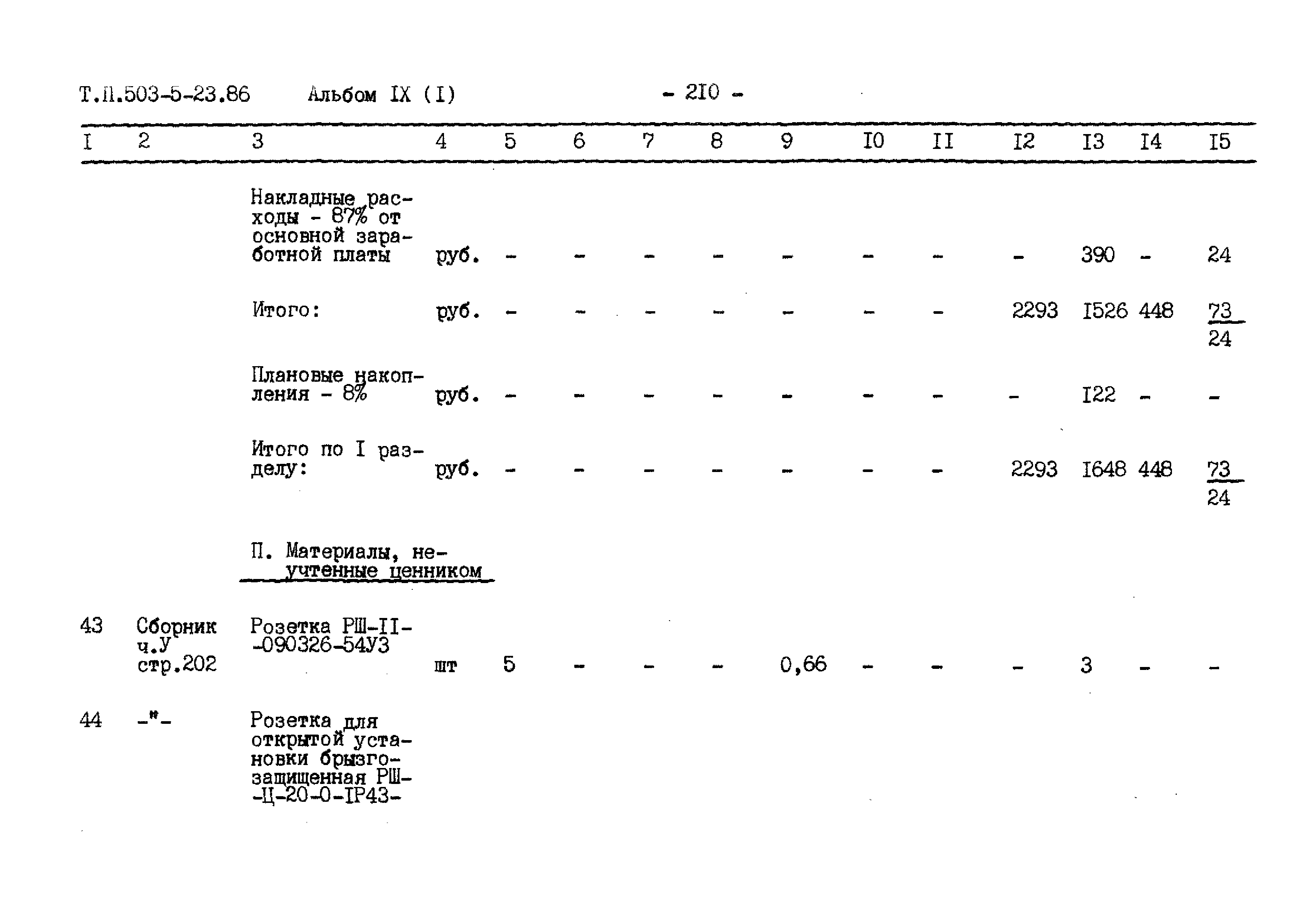 Типовой проект 503-5-23.86