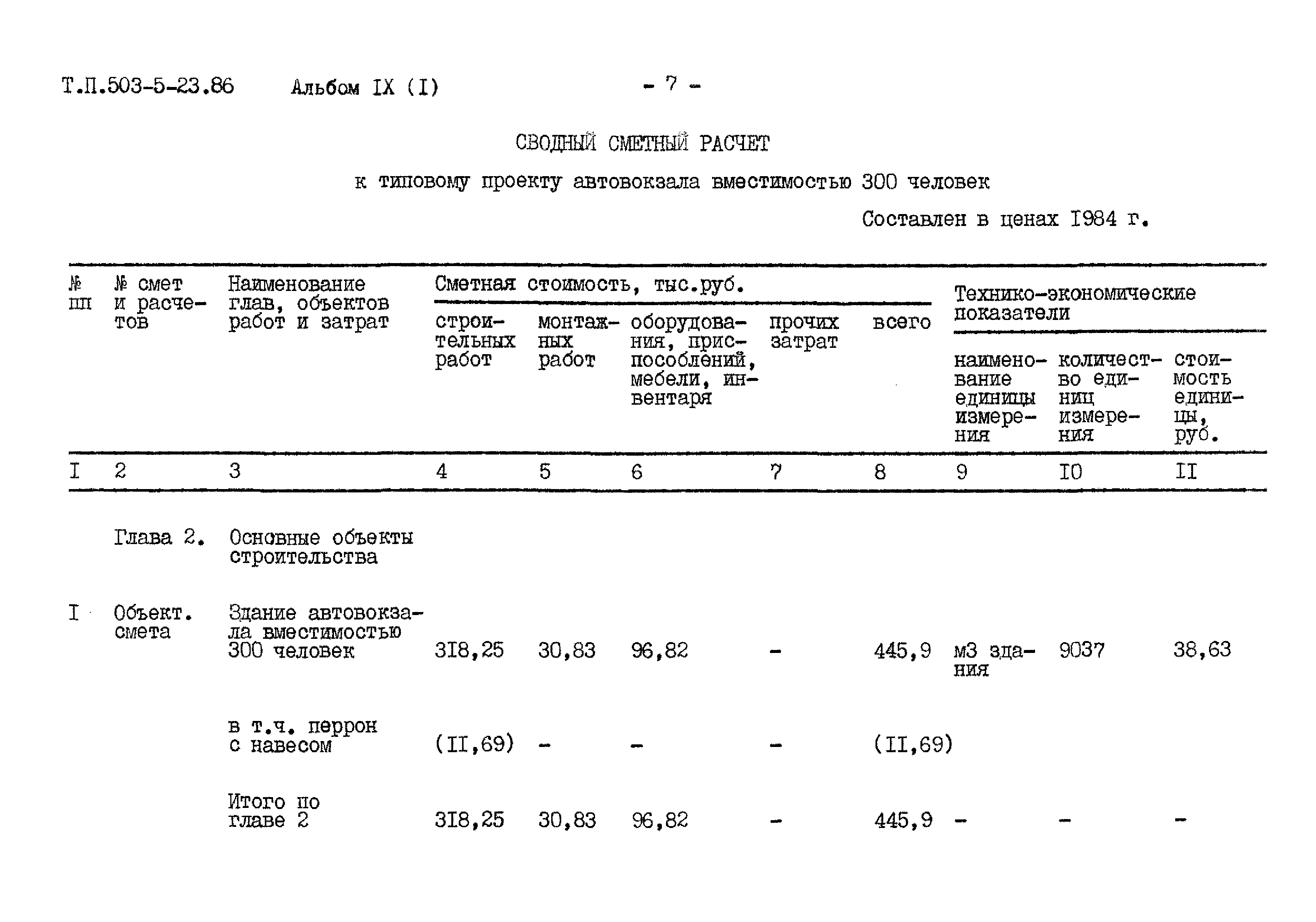 Типовой проект 503-5-23.86