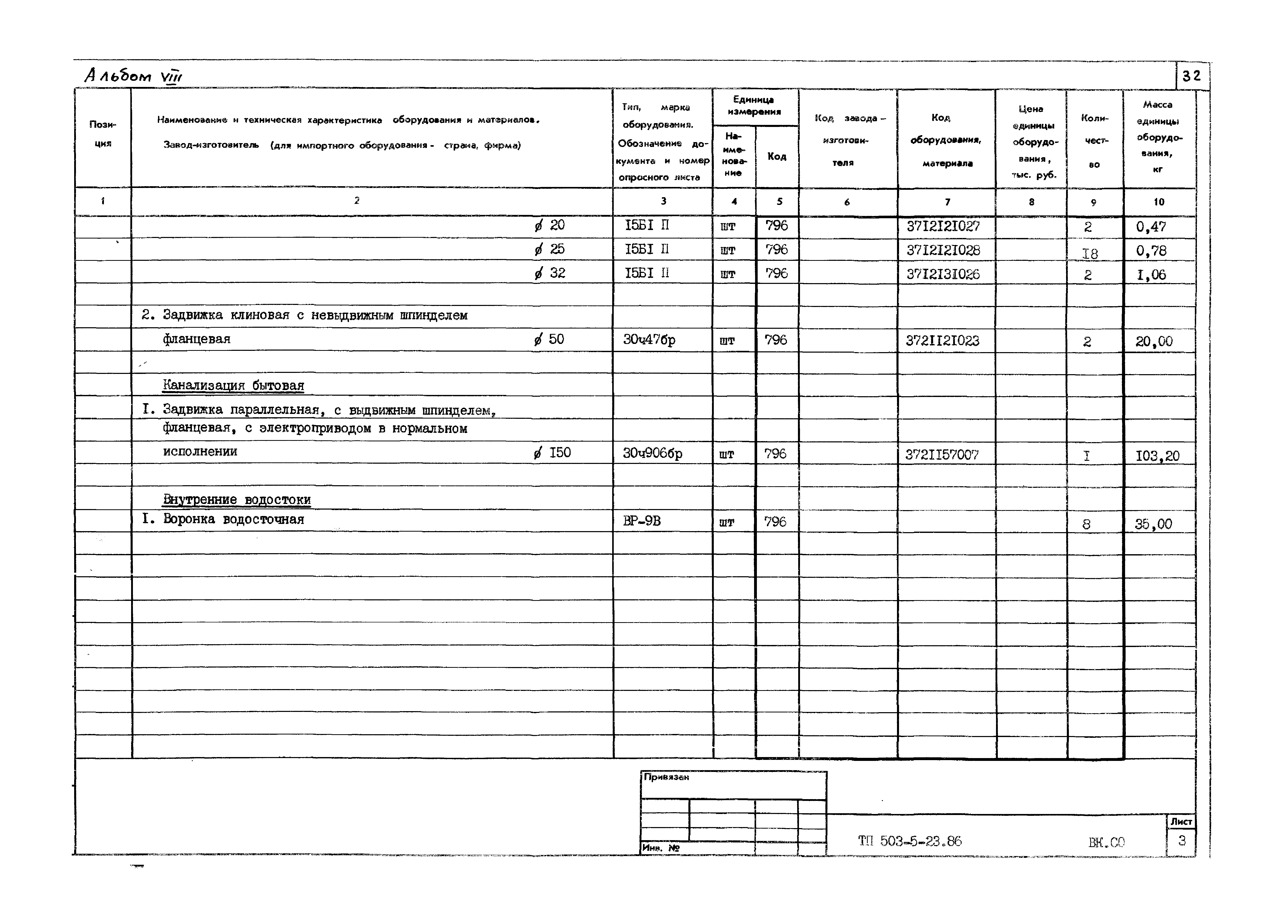 Типовой проект 503-5-23.86