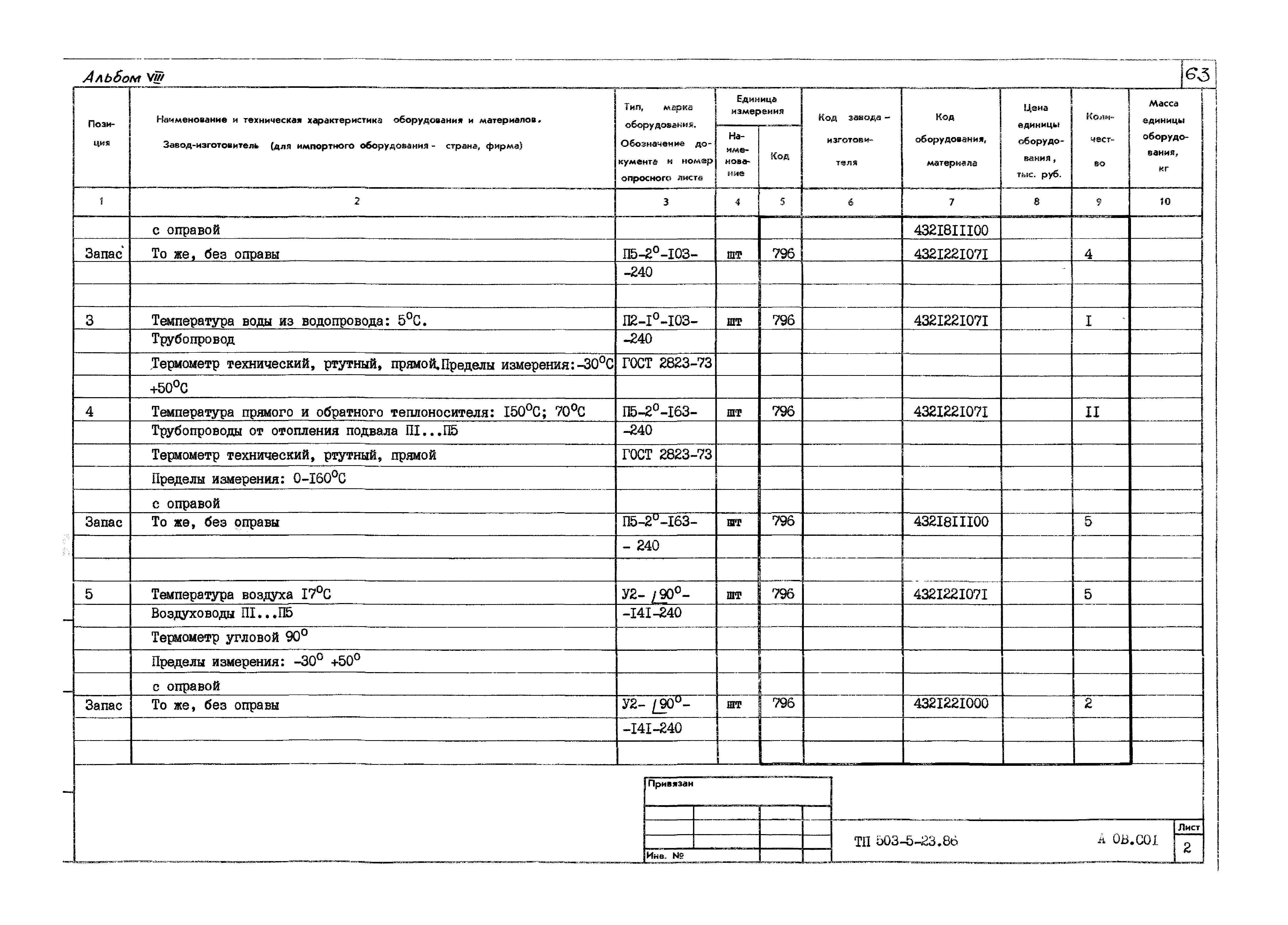 Типовой проект 503-5-23.86