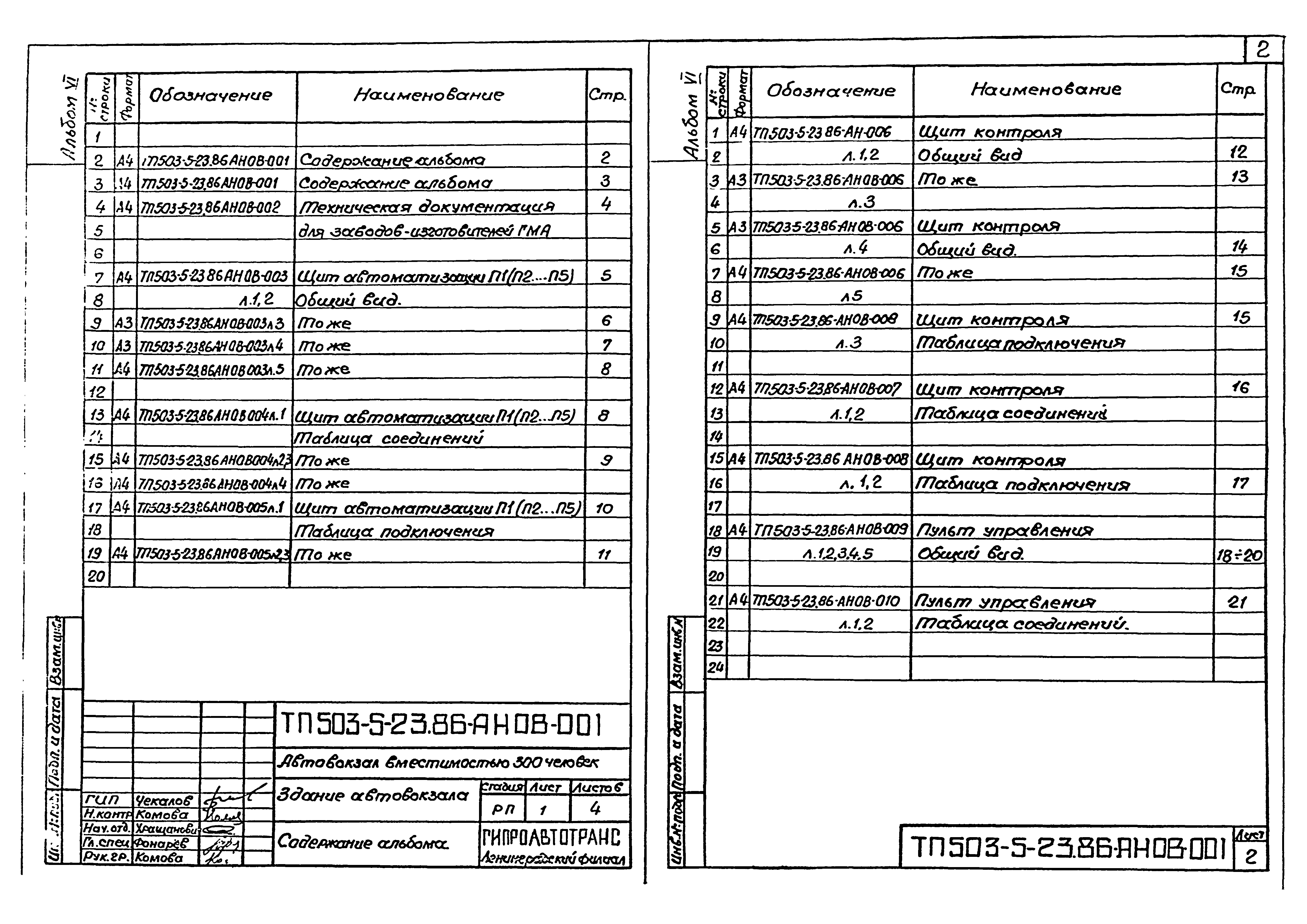 Типовой проект 503-5-23.86