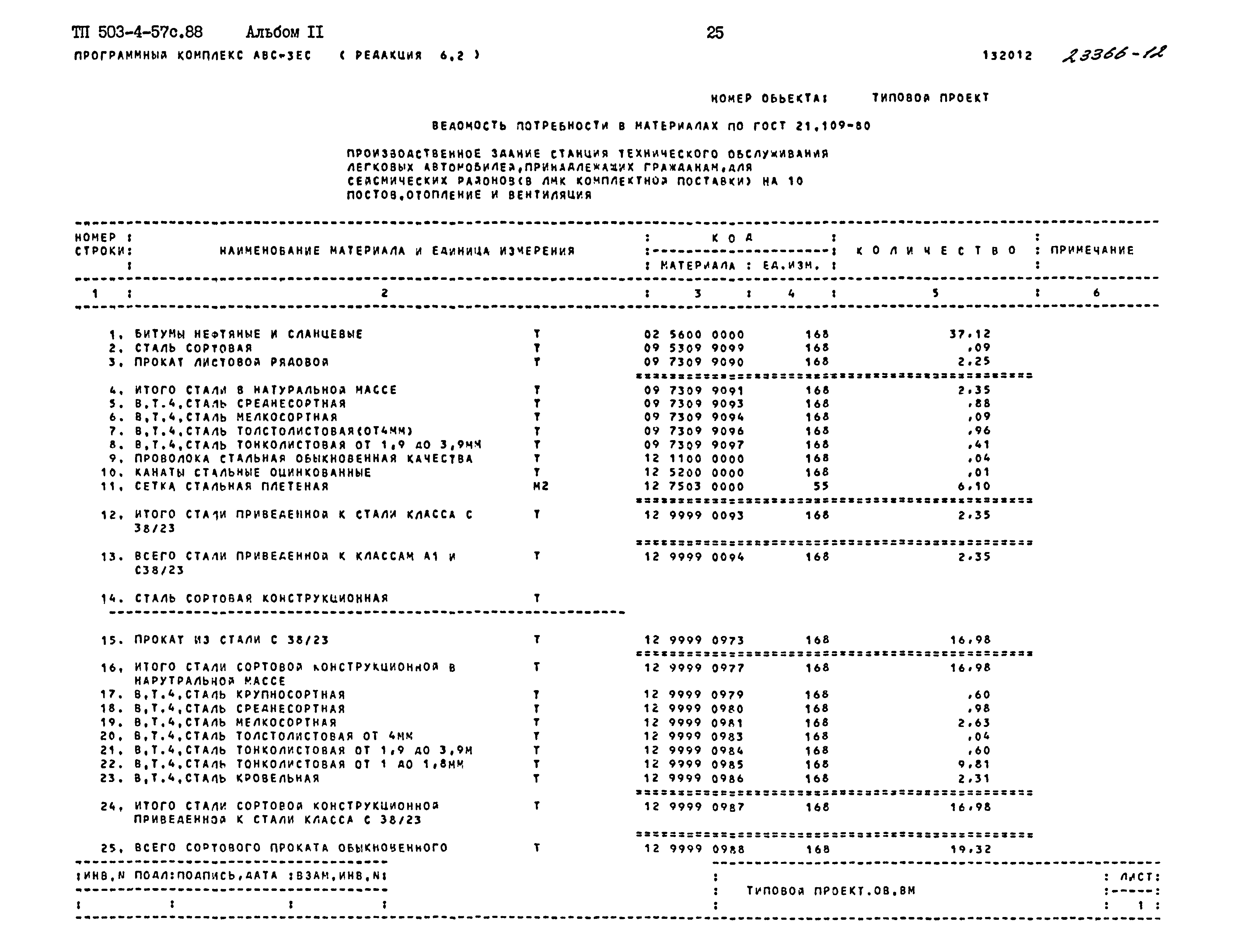 Типовой проект 503-4-57с.88