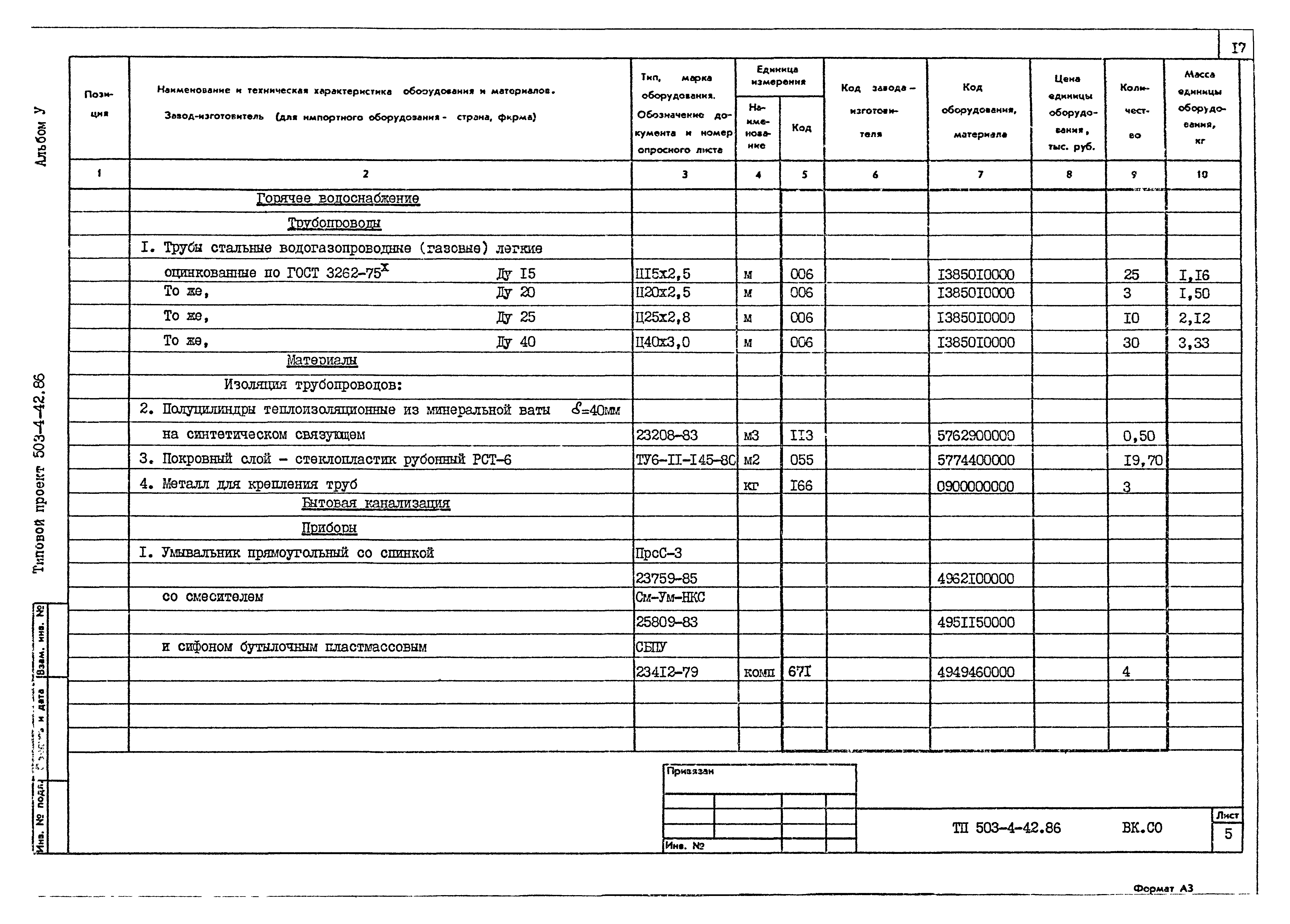 Типовой проект 503-4-42.86