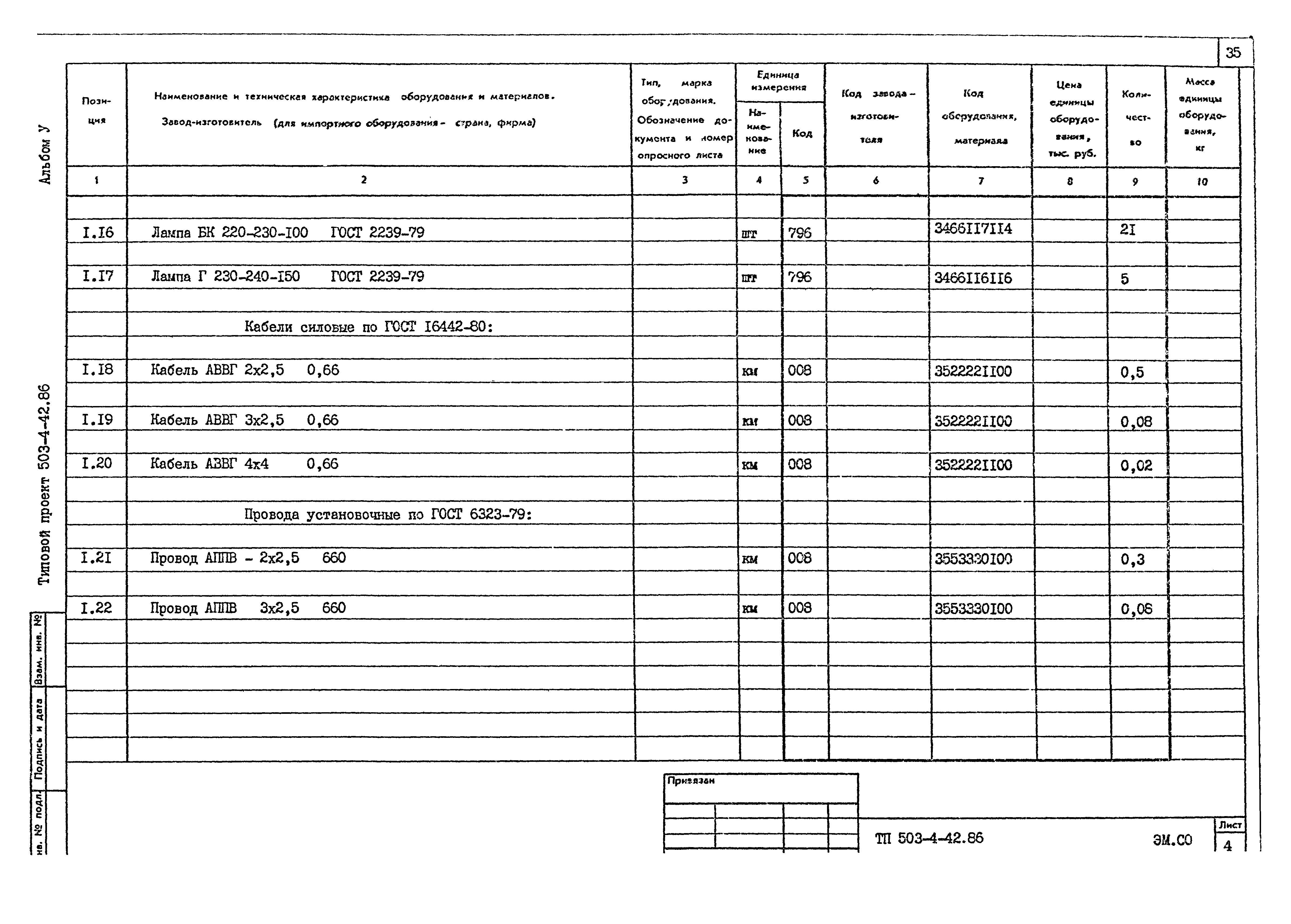 Типовой проект 503-4-42.86