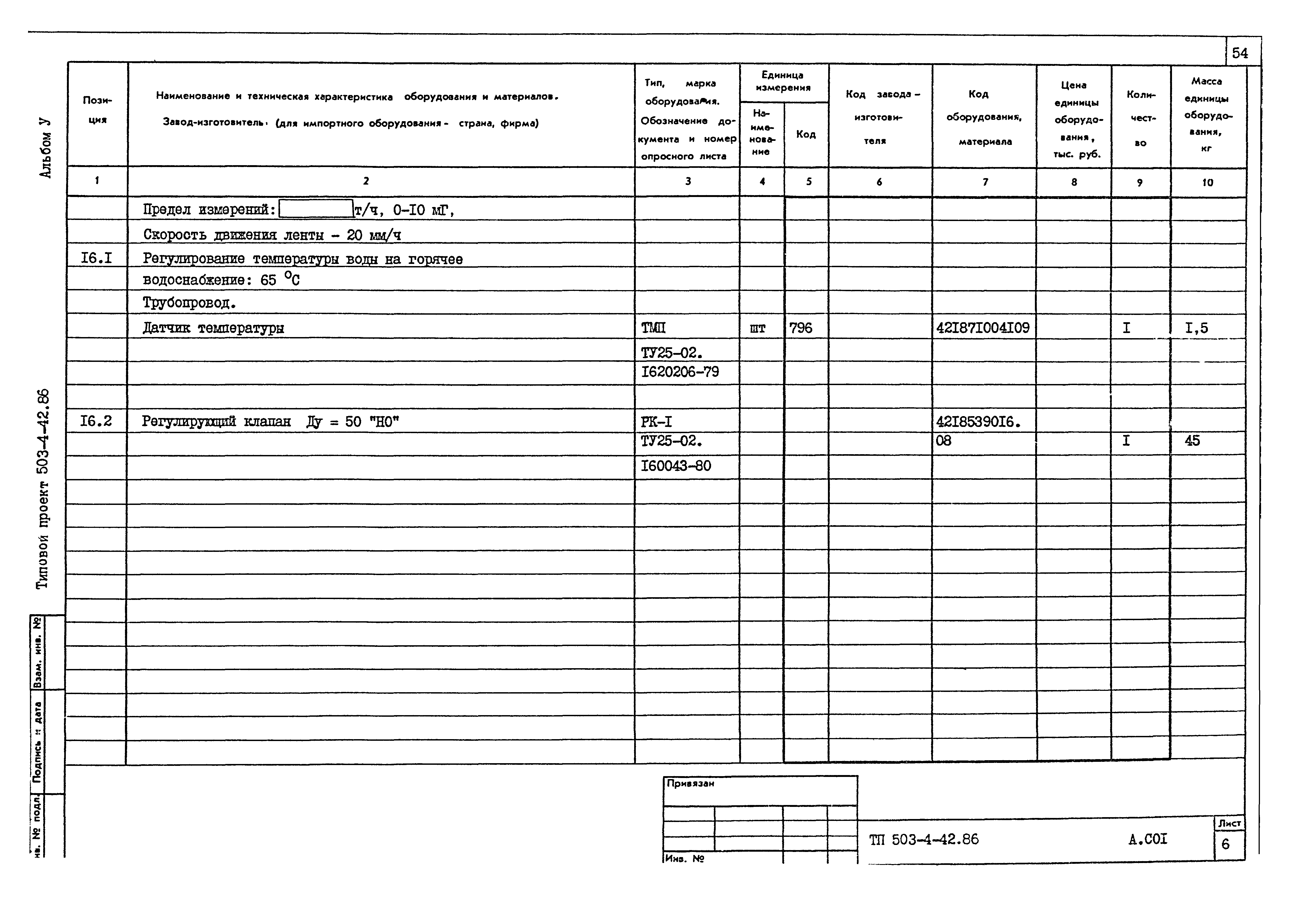 Типовой проект 503-4-42.86