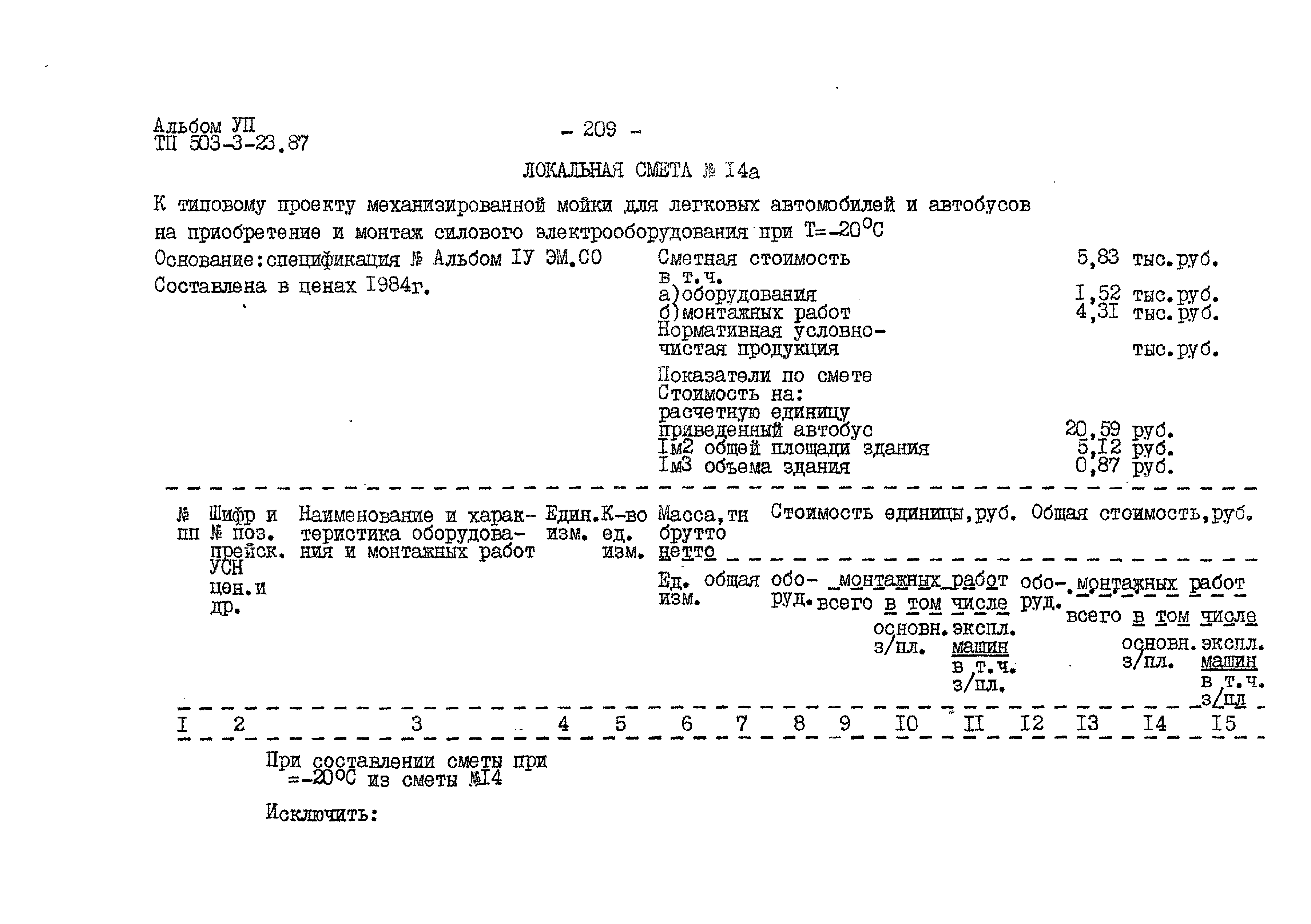 Типовой проект 503-3-23.87