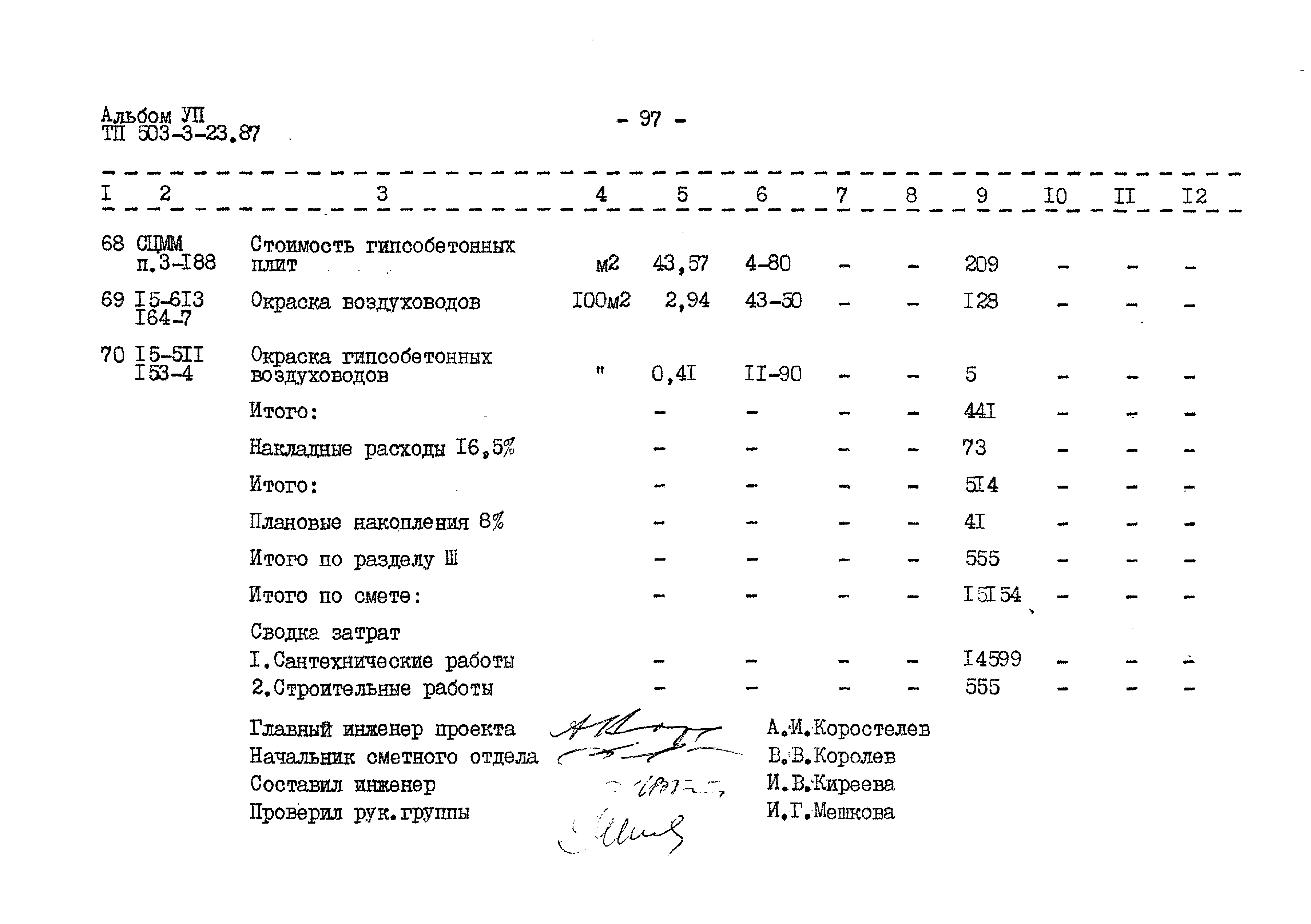 Типовой проект 503-3-23.87