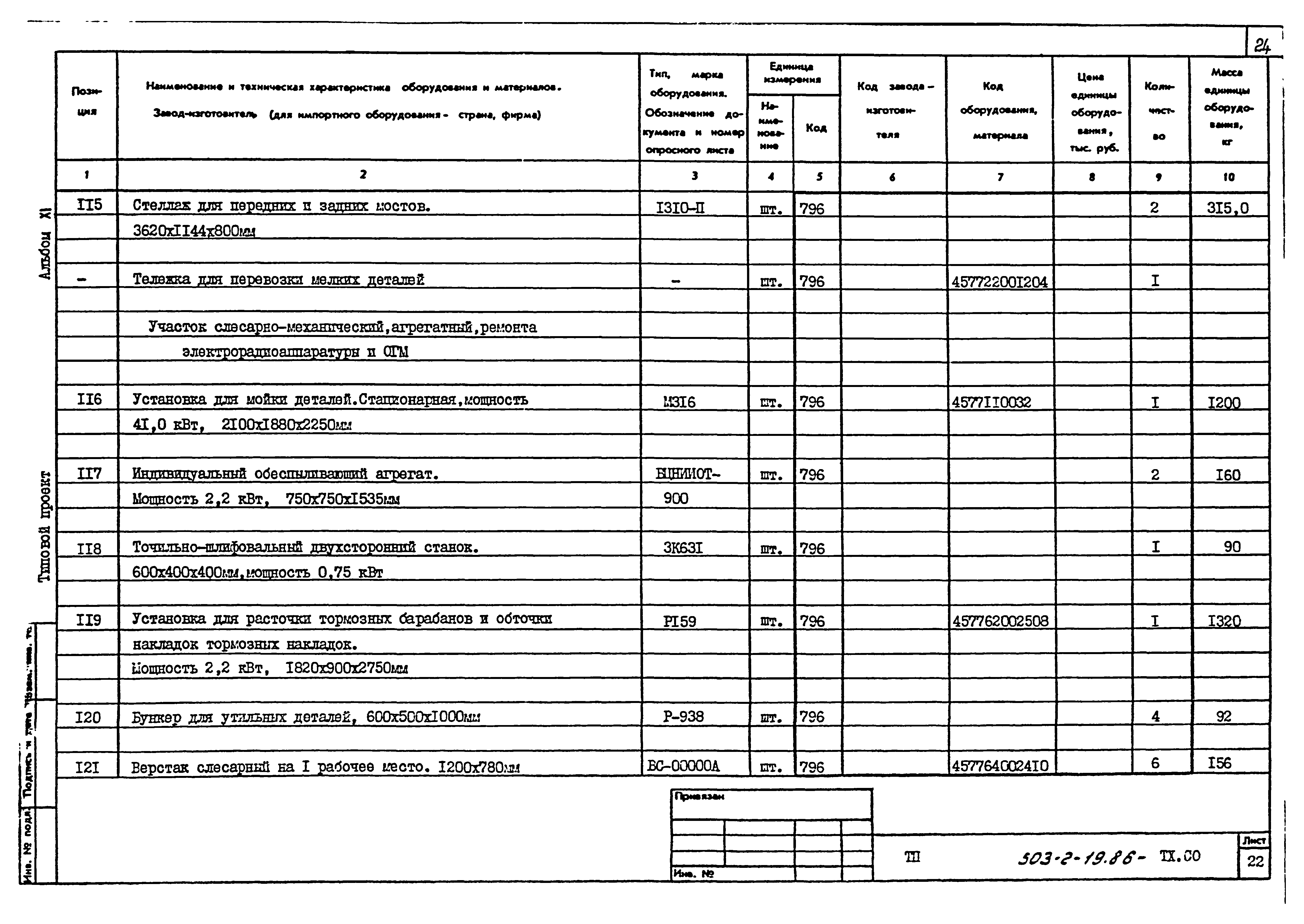 Типовой проект 503-2-19.86