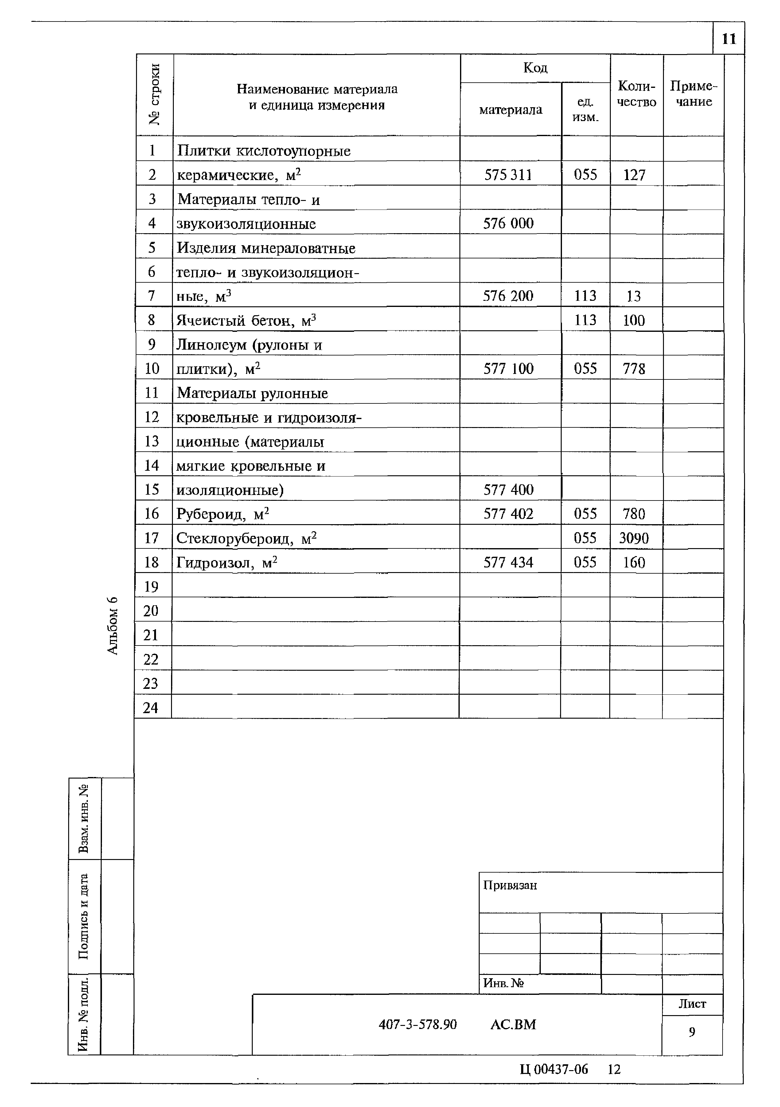 Типовой проект 407-3-578.90