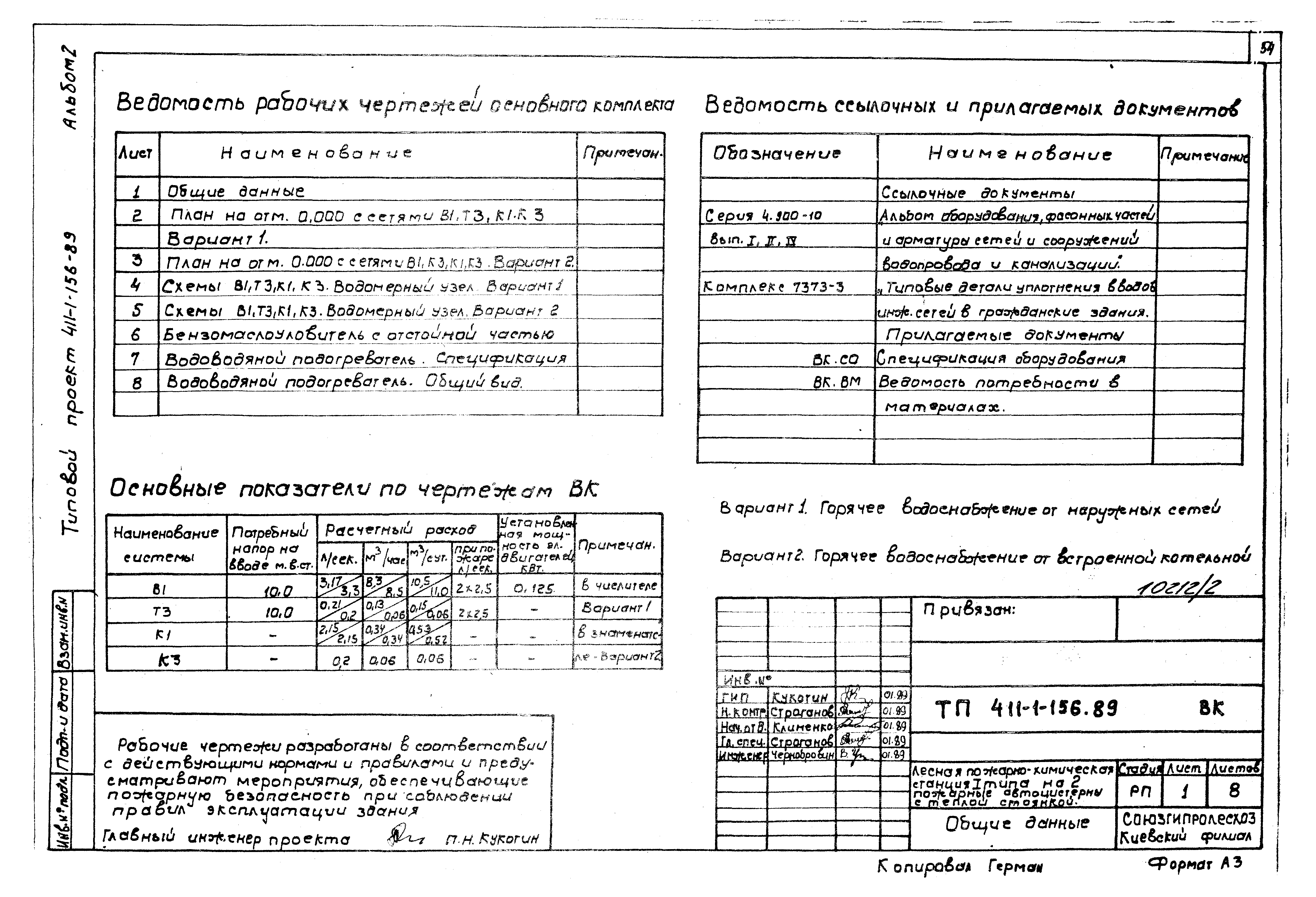 Типовой проект 411-1-156.89