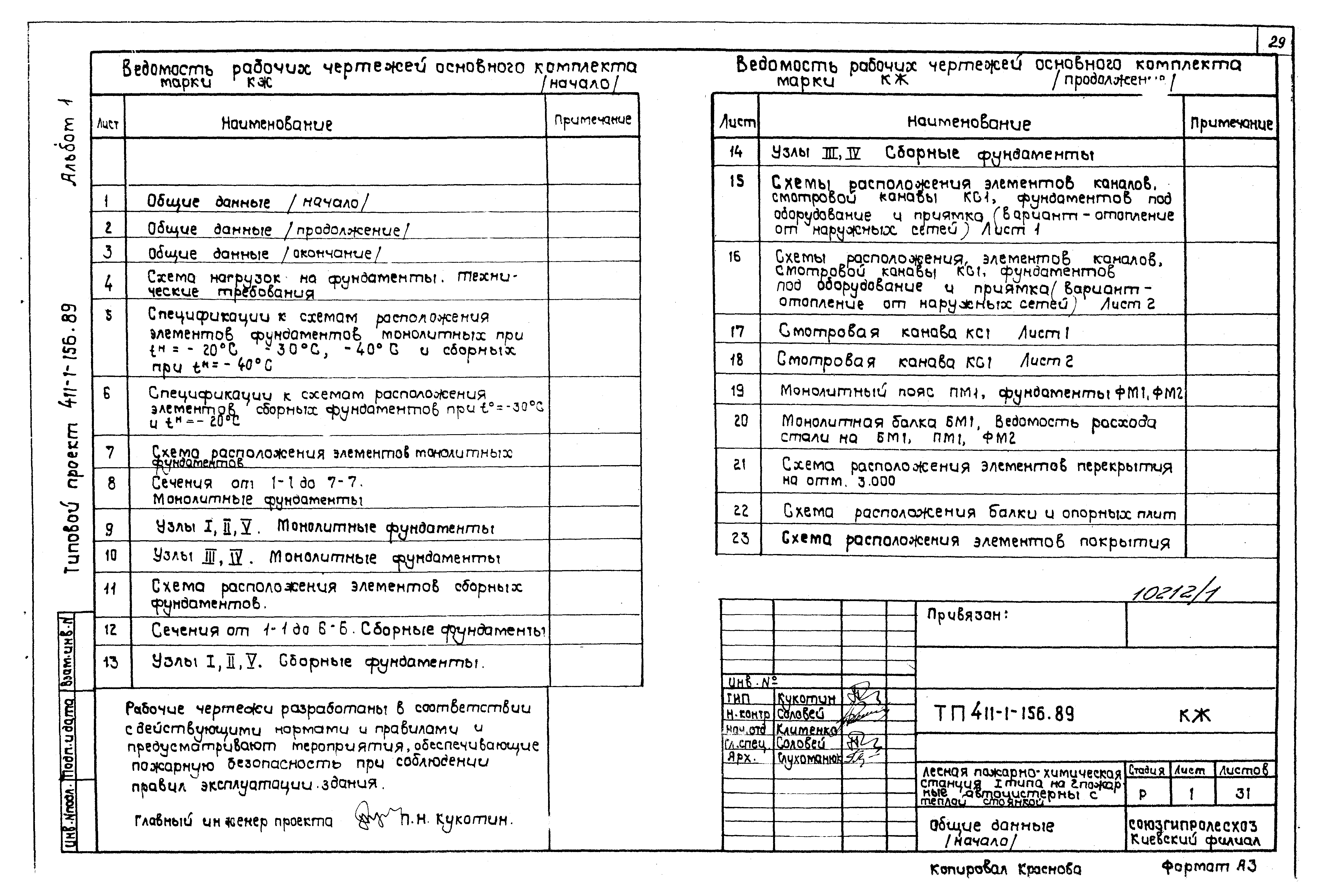Типовой проект 411-1-156.89