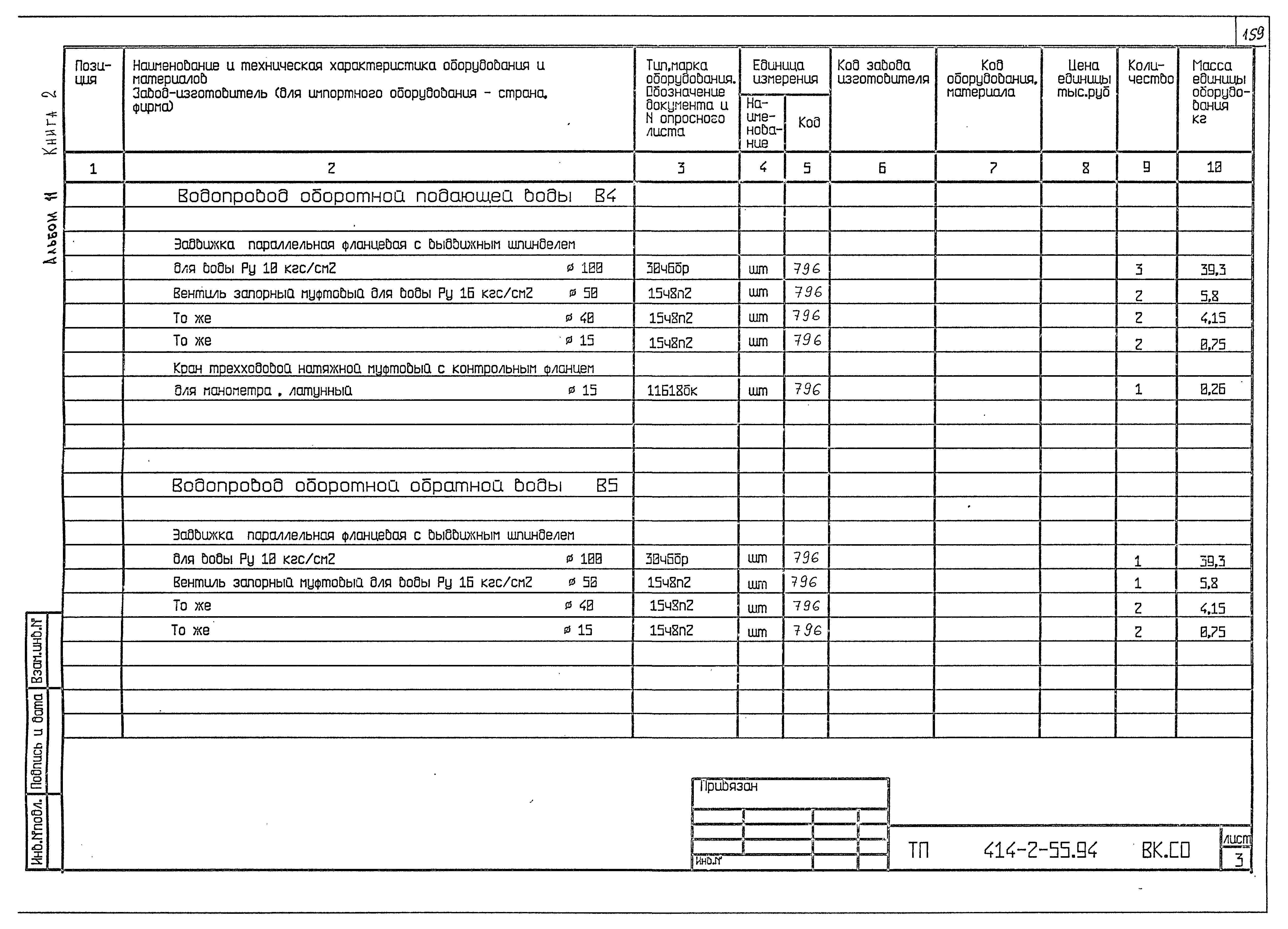 Типовой проект 414-2-55.94