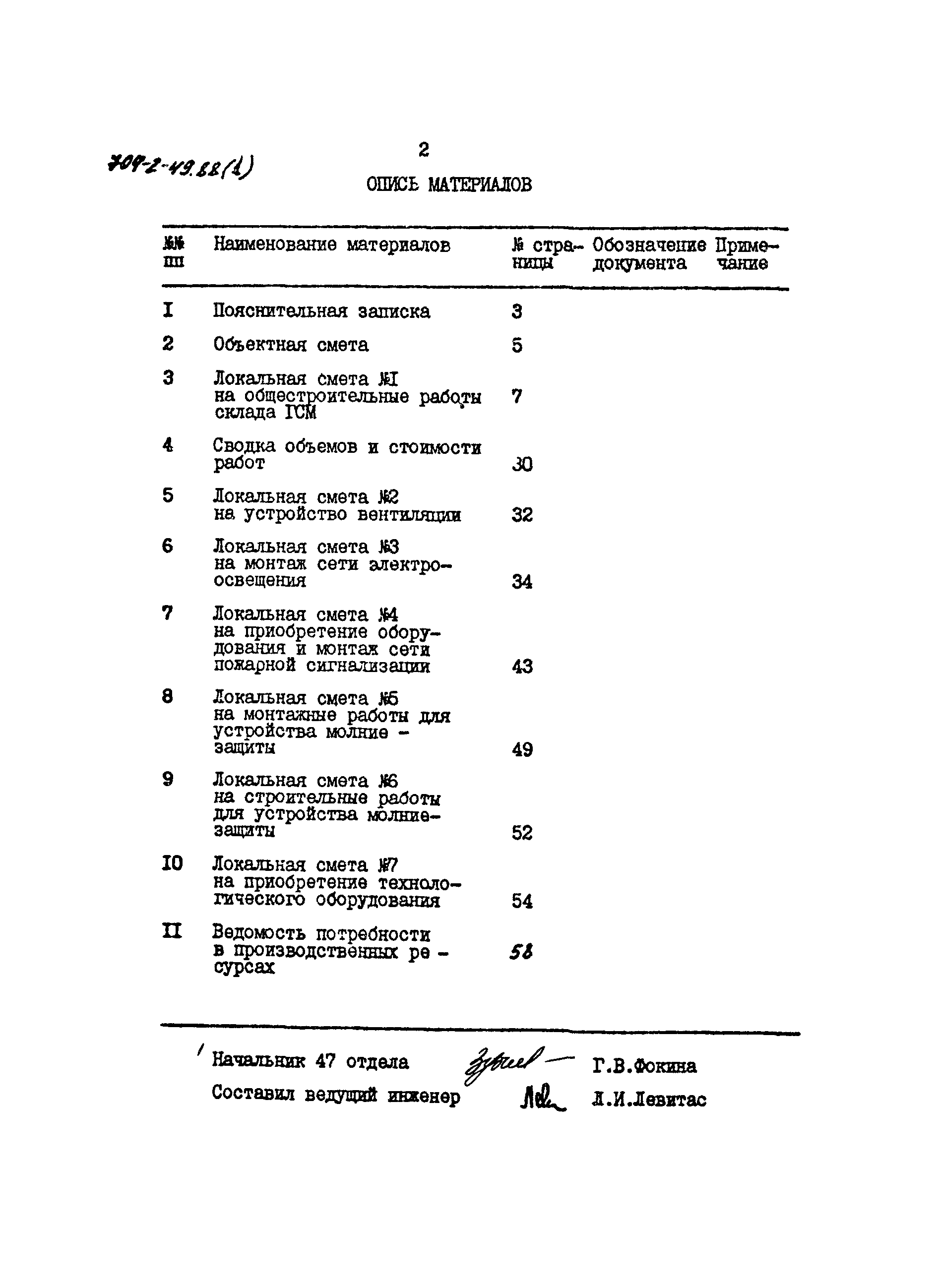 Типовой проект 704-2-49.88