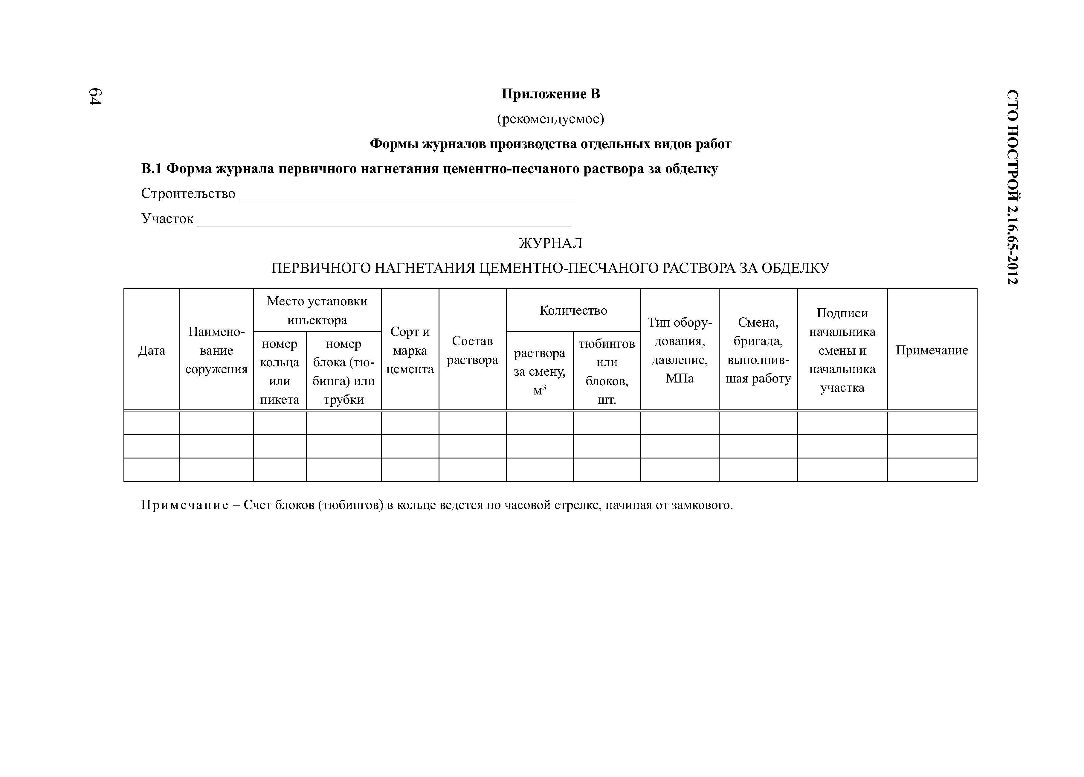 СТО НОСТРОЙ 2.16.65-2012