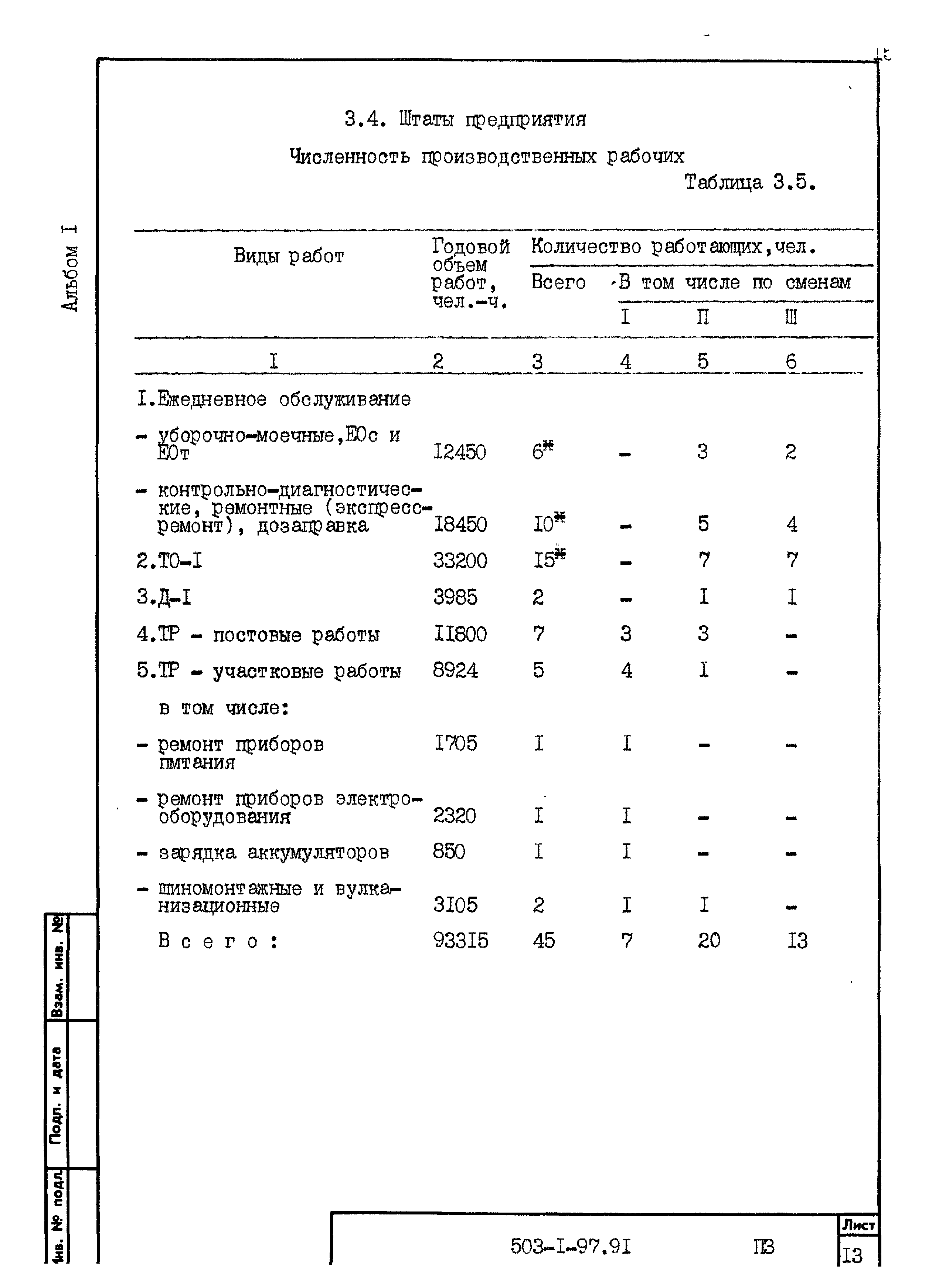 Типовой проект 503-1-97.91