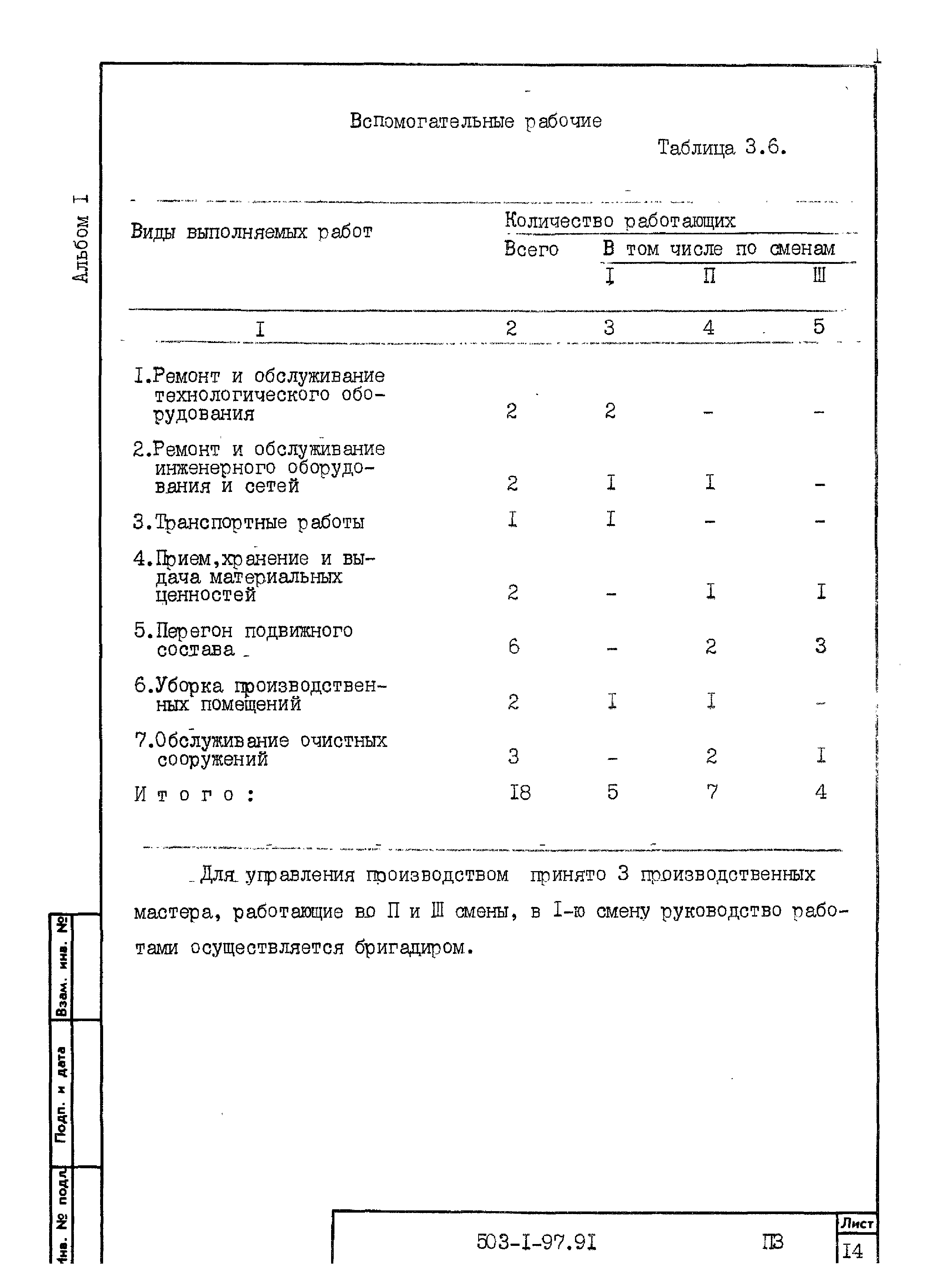 Типовой проект 503-1-97.91