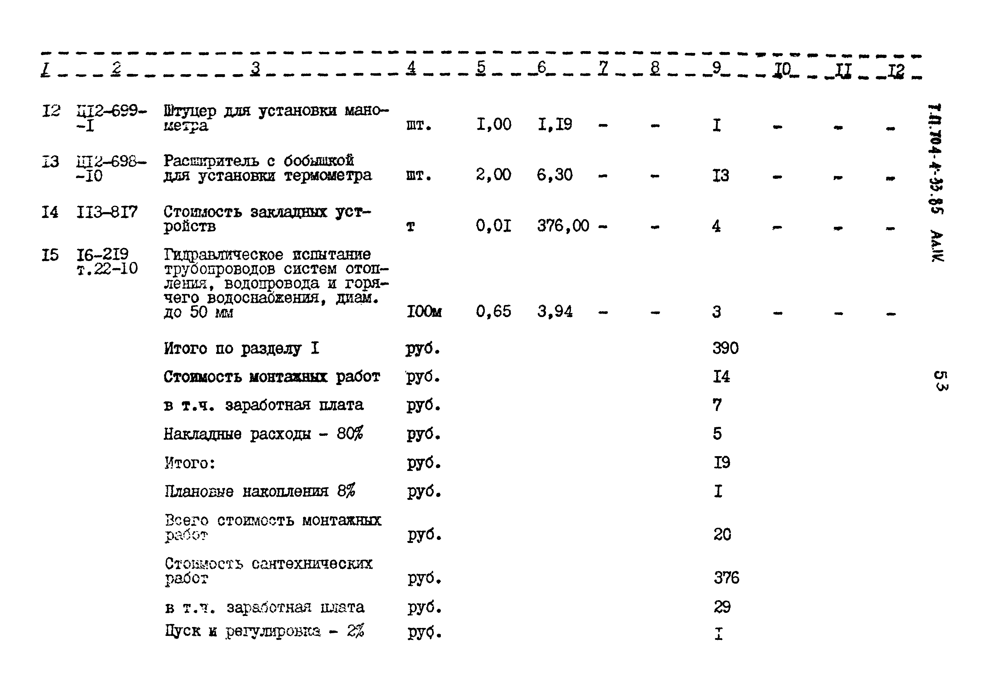 Типовой проект 704-4-33.85