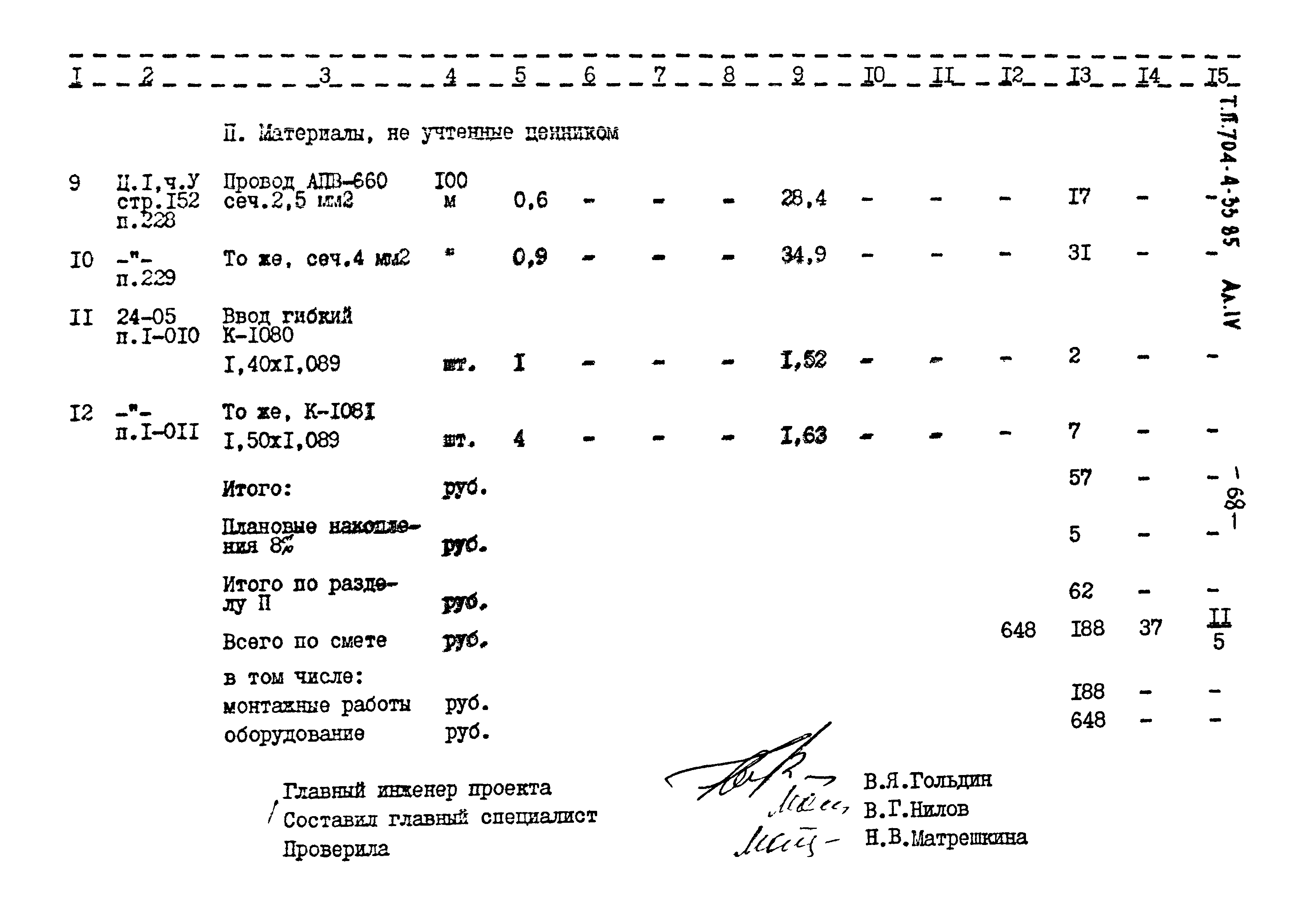 Типовой проект 704-4-33.85