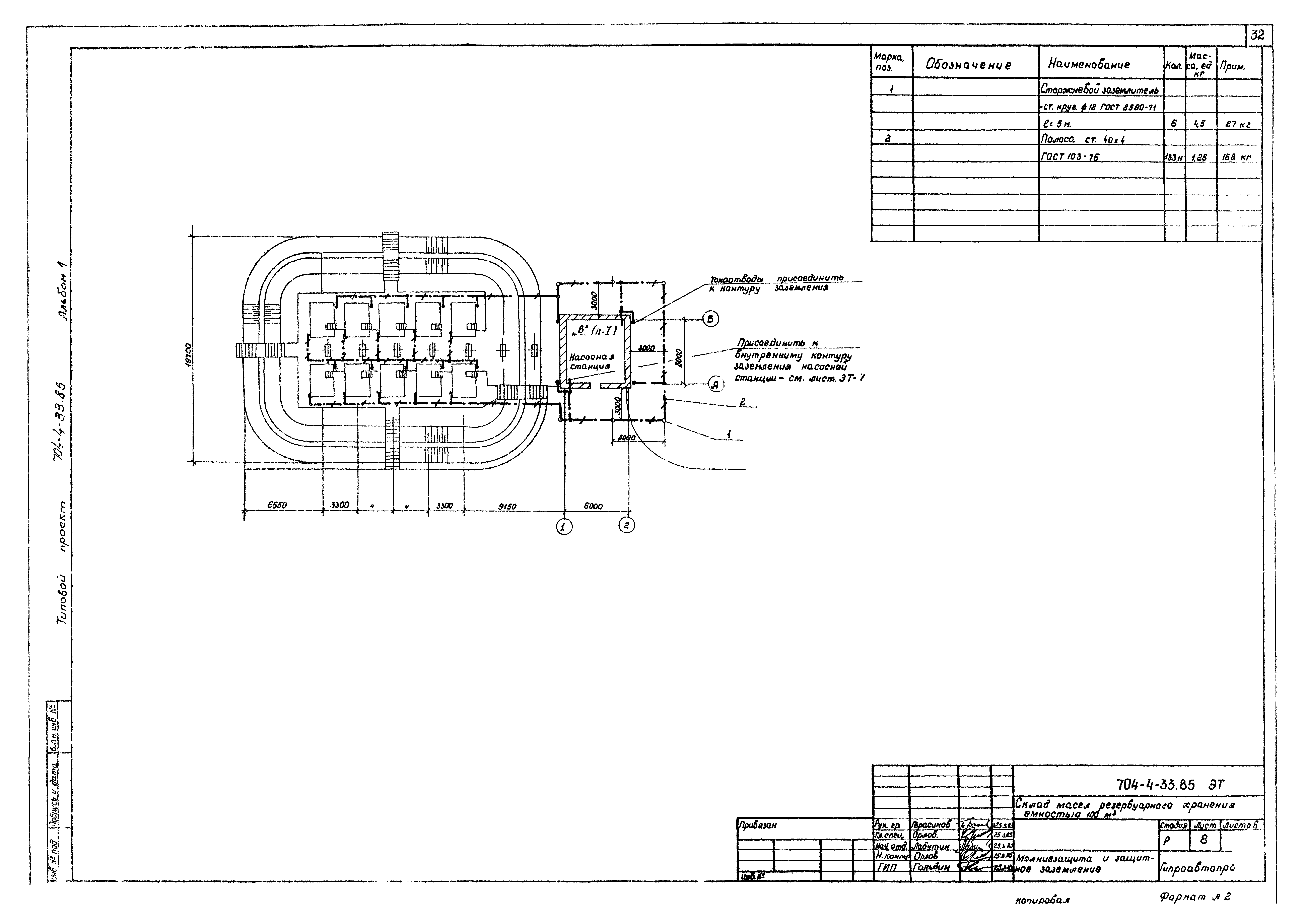 Типовой проект 704-4-33.85