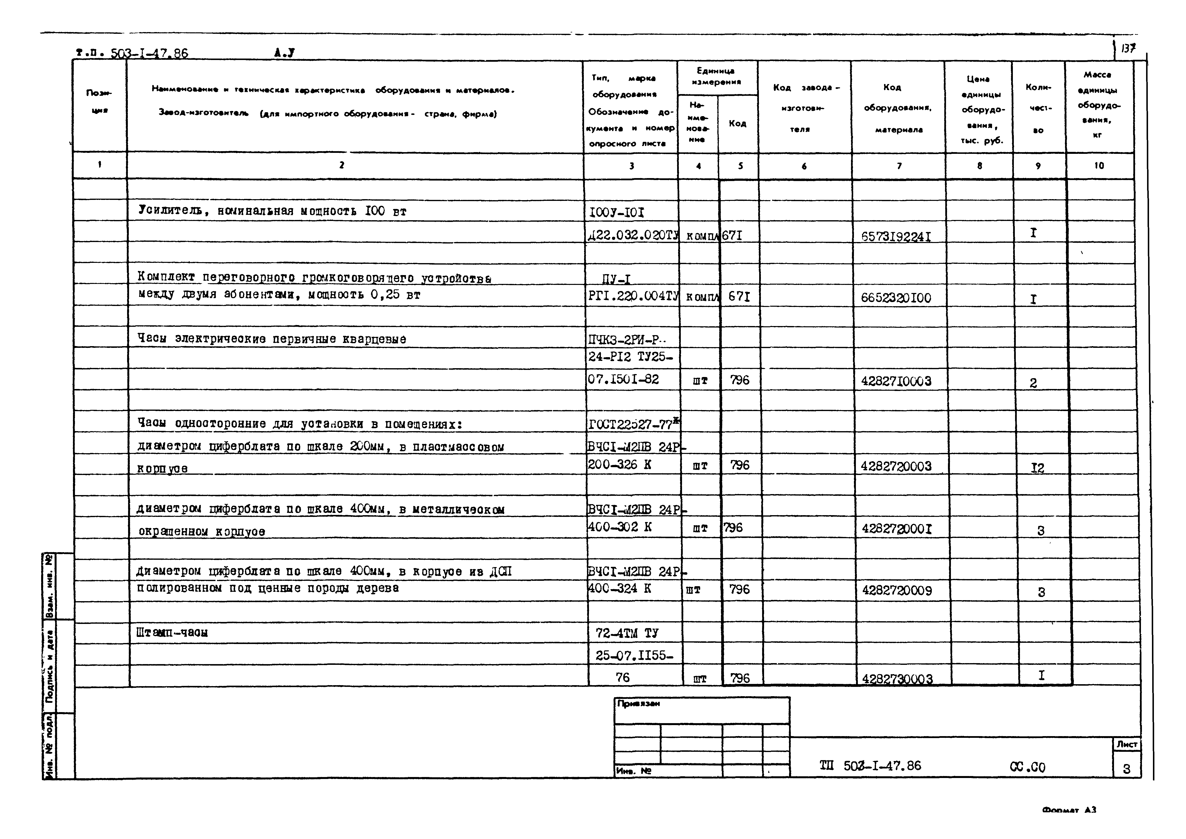 Типовой проект 503-1-47.86