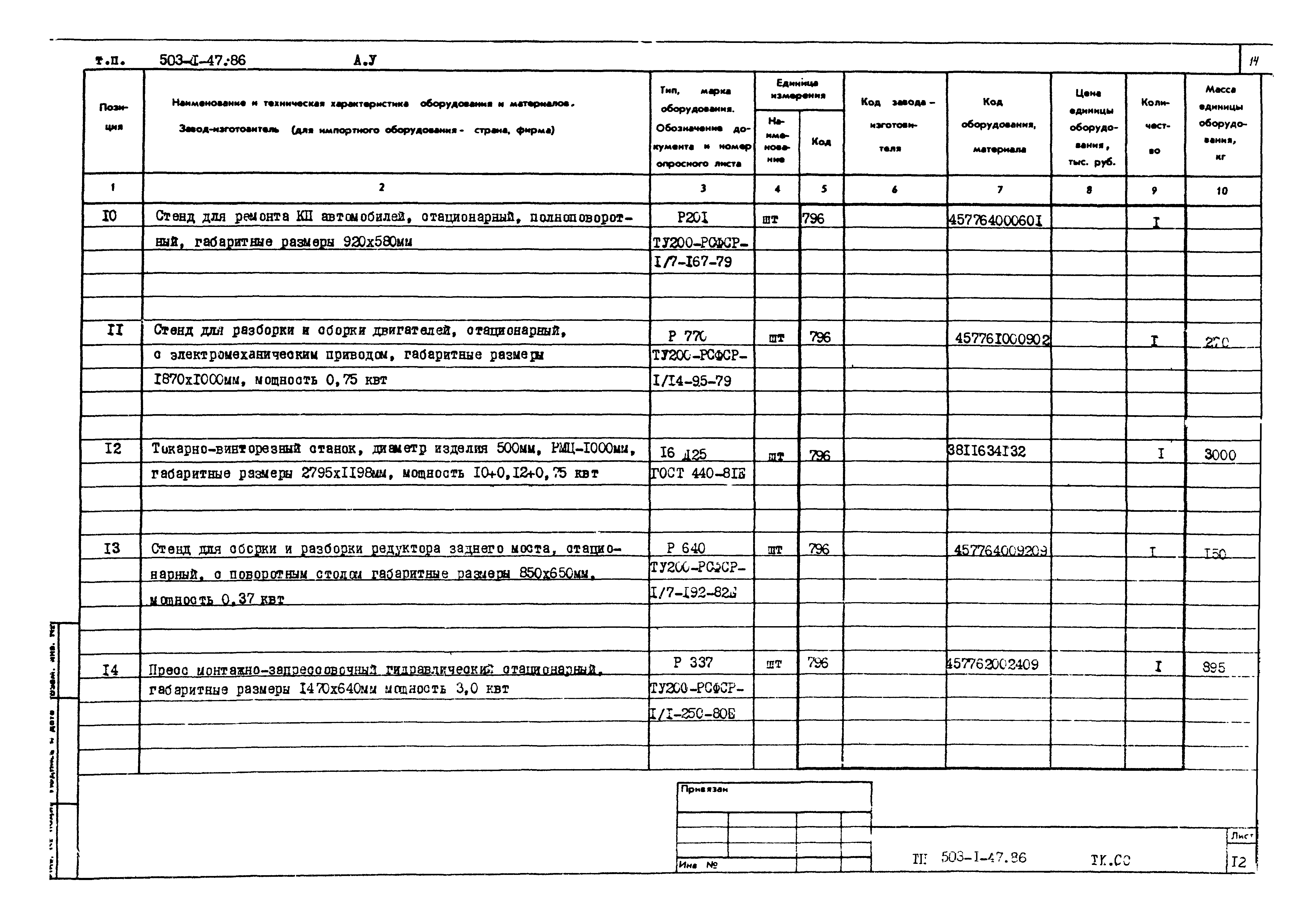 Типовой проект 503-1-47.86