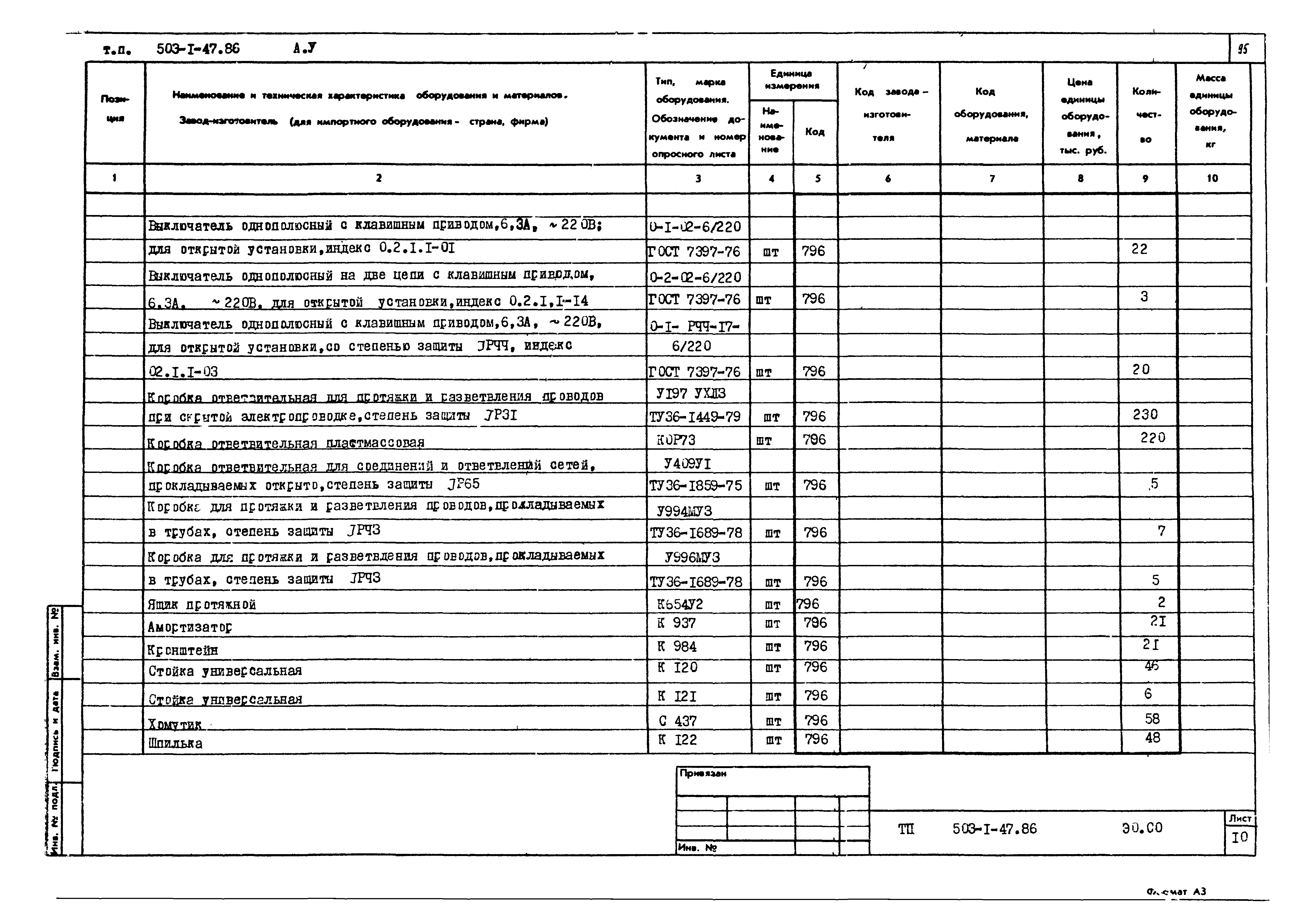 Типовой проект 503-1-47.86