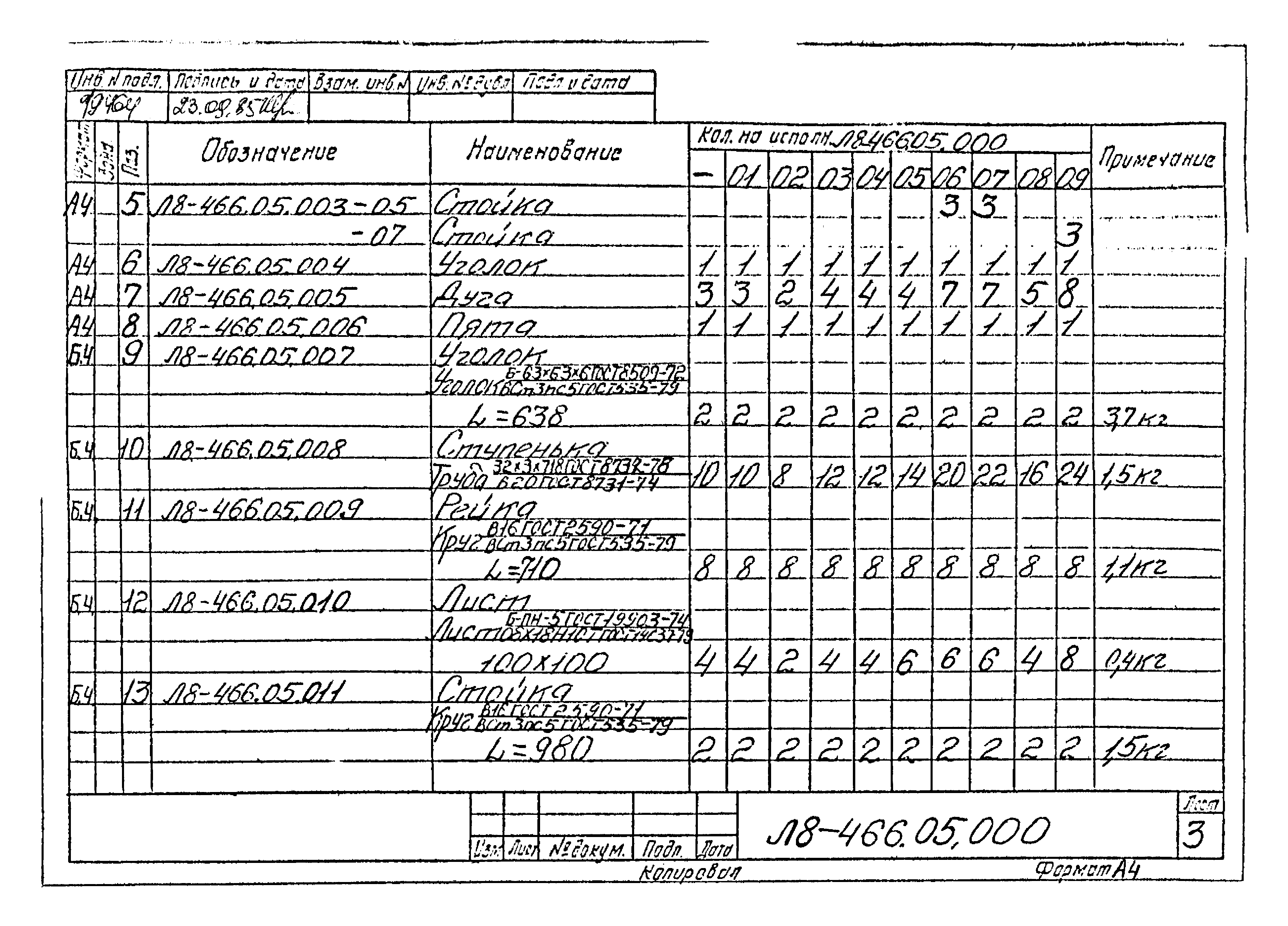 Л8-475.00.000 СБ