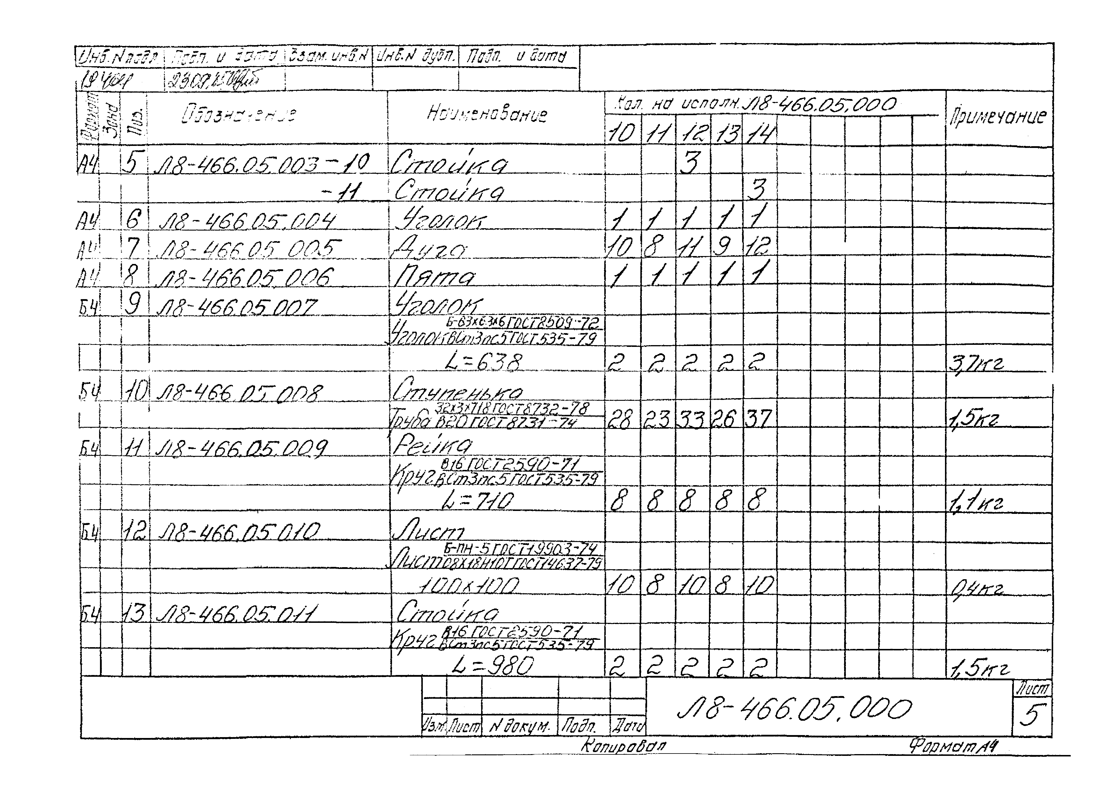 Л8-475.00.000 СБ