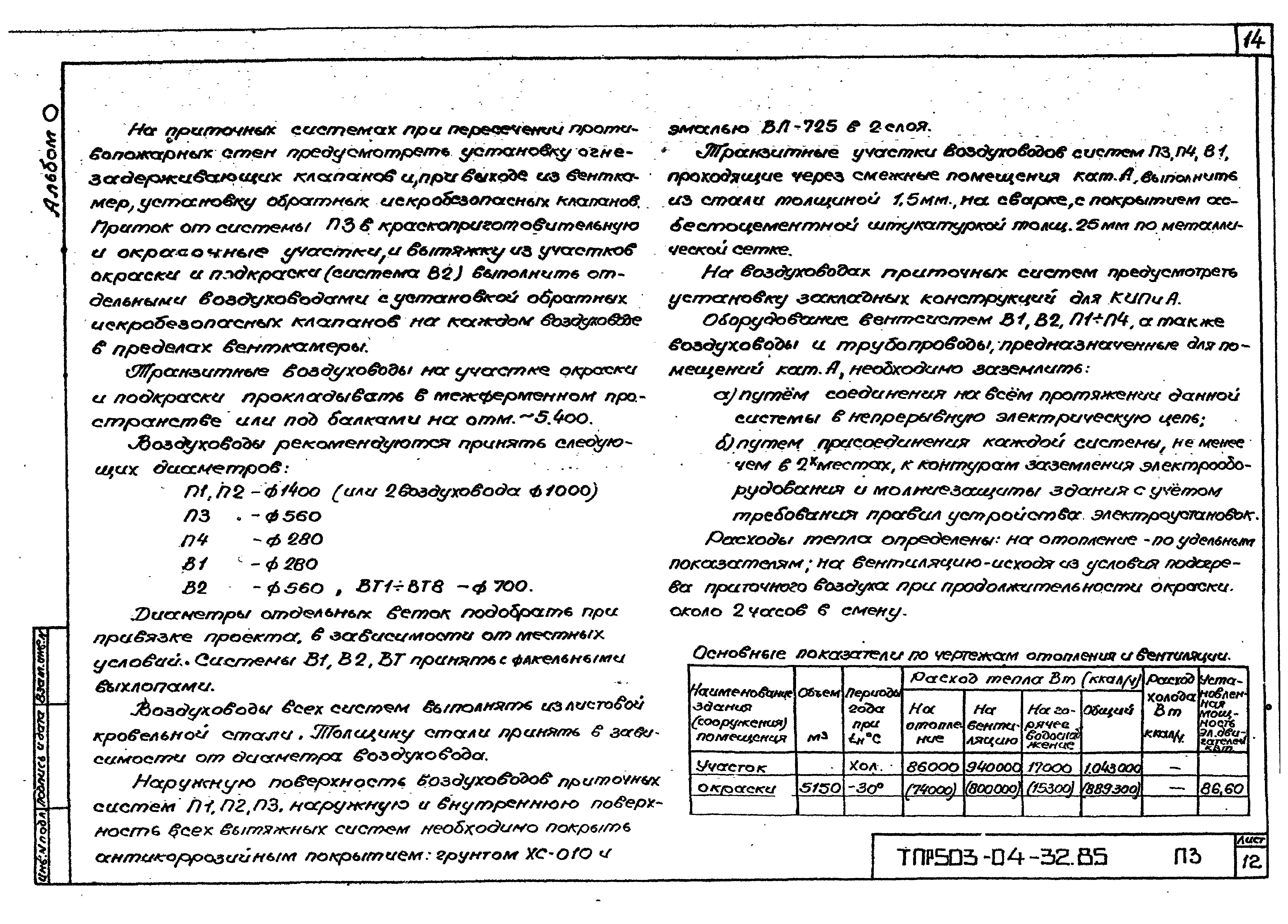 Типовые проектные решения 503-04-32.85