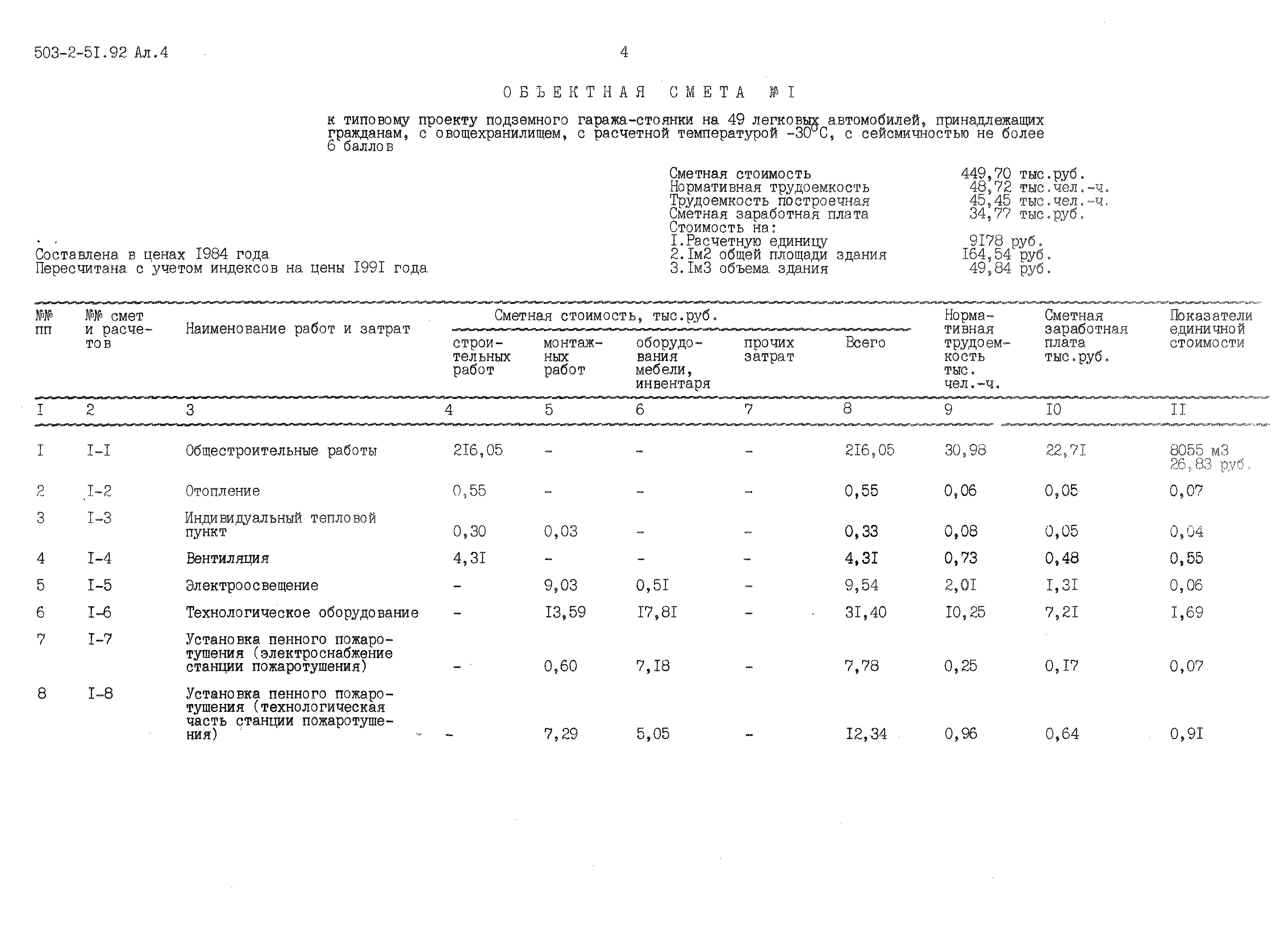 Типовой проект 503-2-51.92