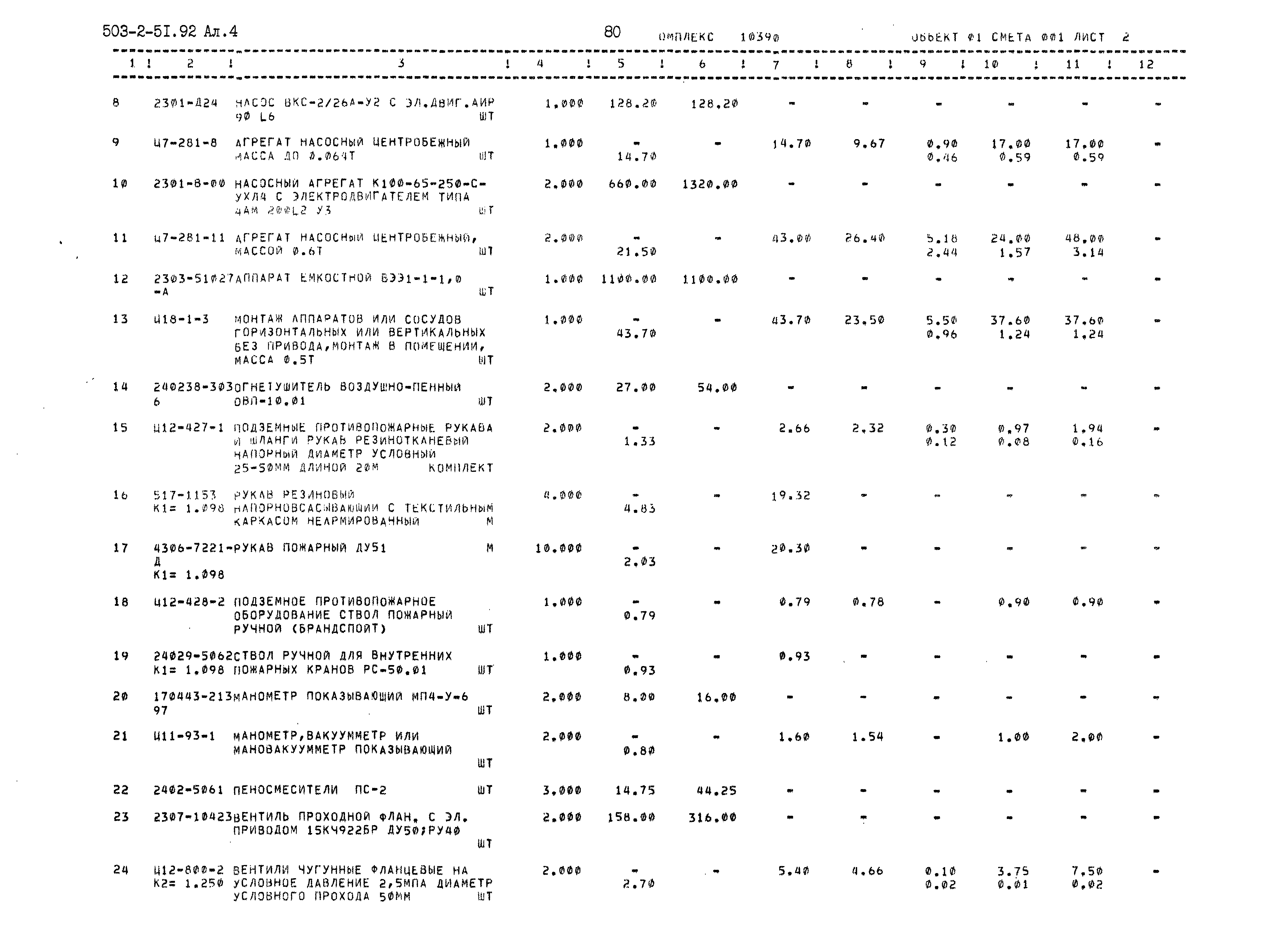 Типовой проект 503-2-51.92