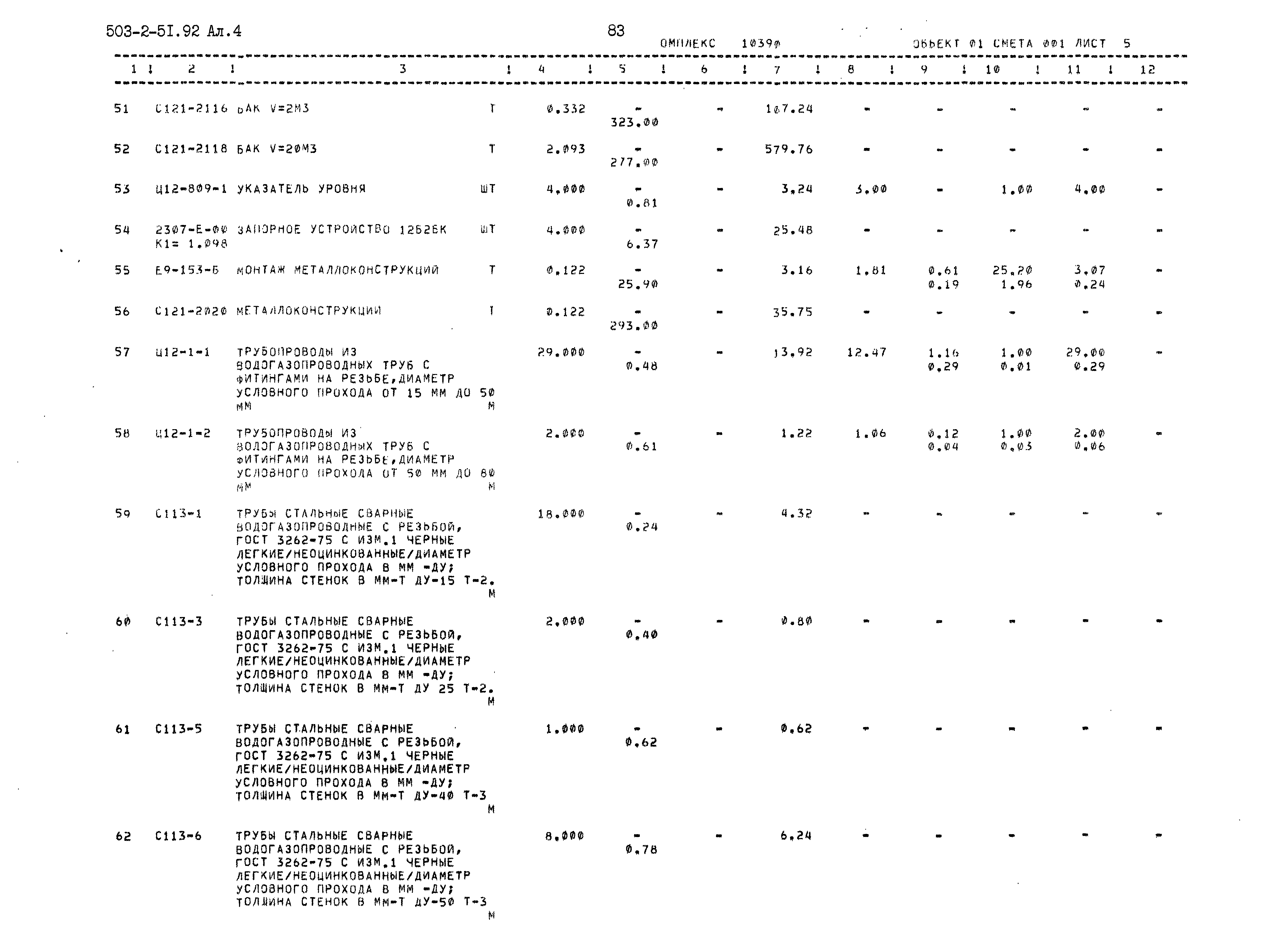 Типовой проект 503-2-51.92