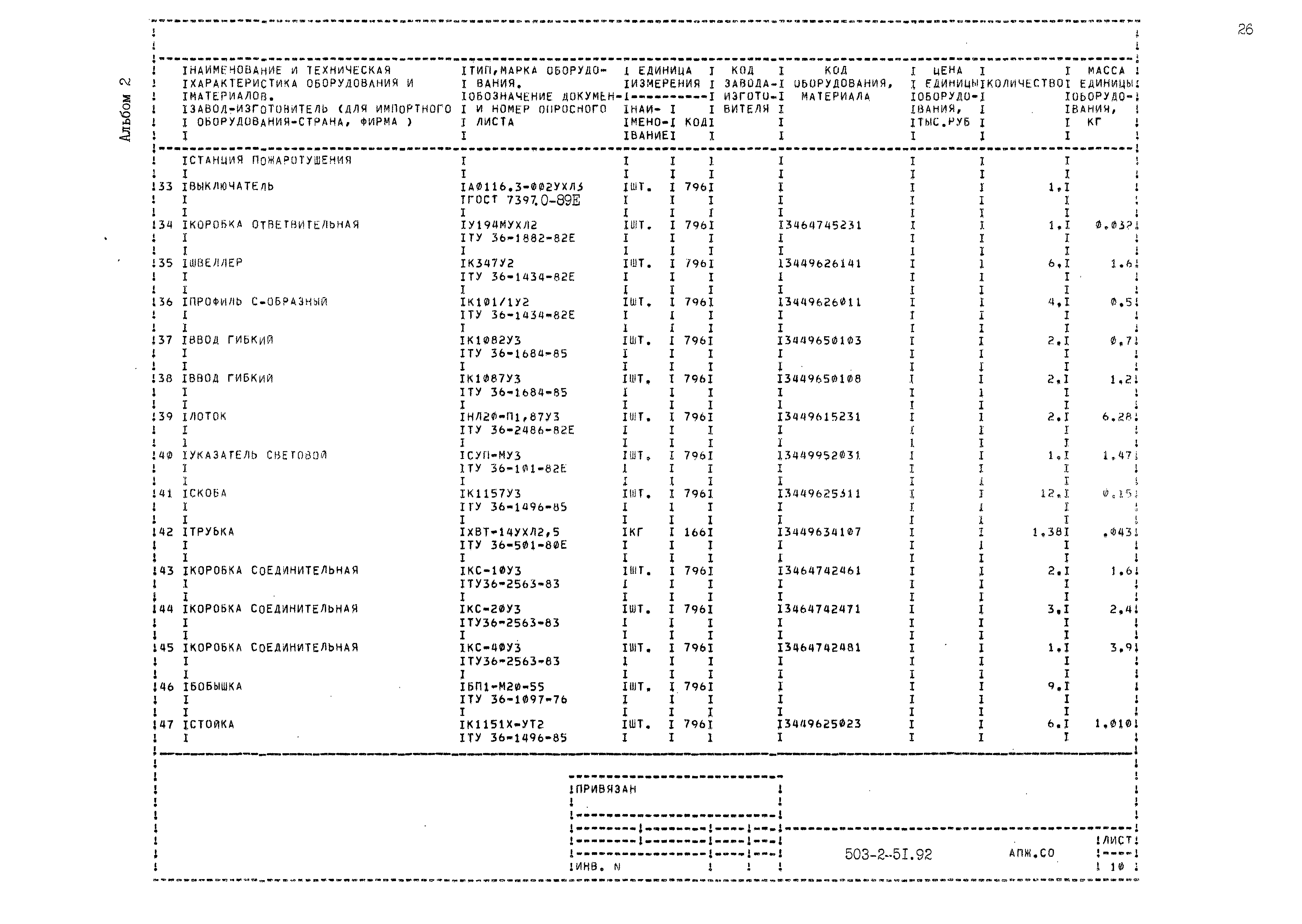 Типовой проект 503-2-51.92