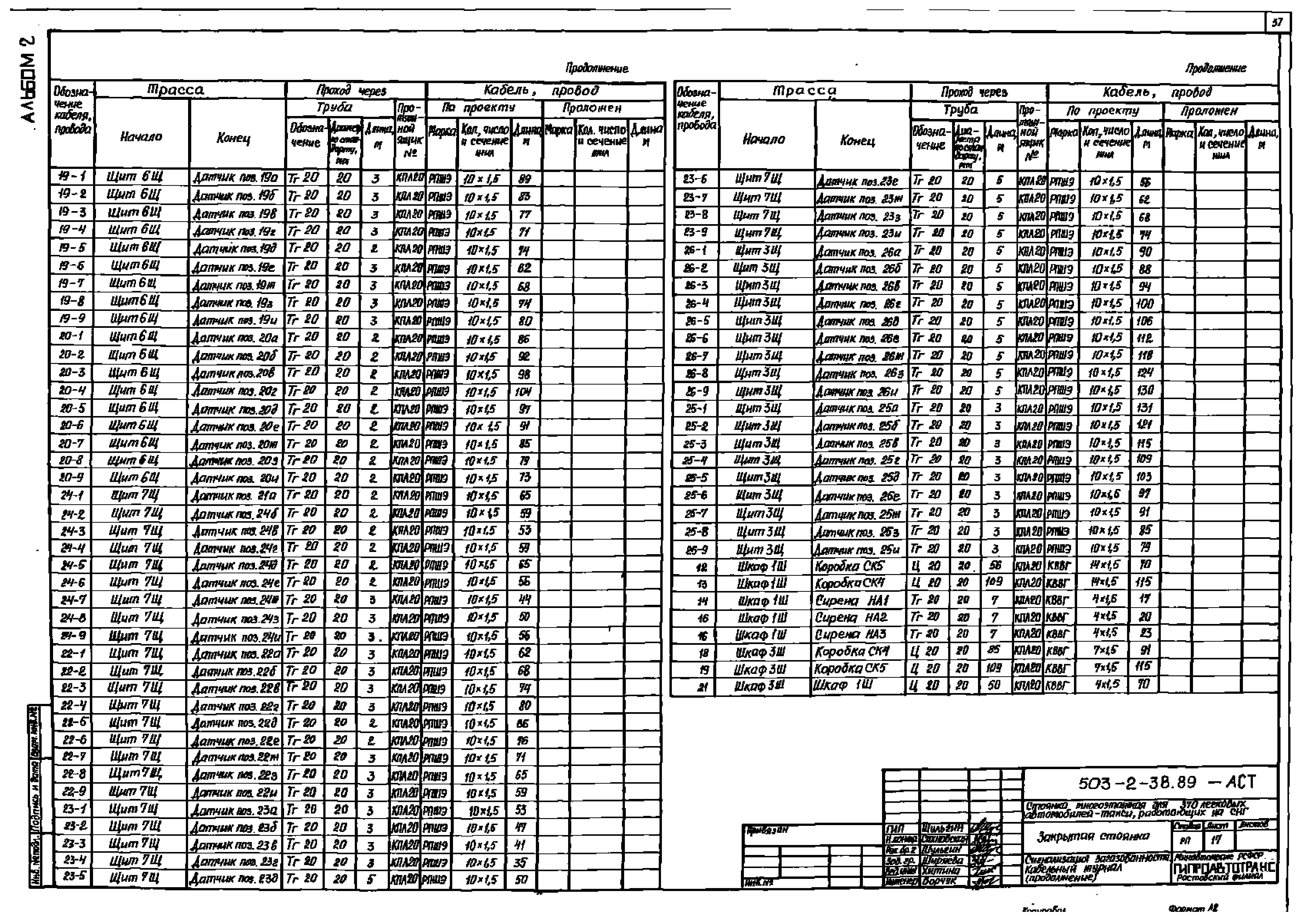 Типовой проект 503-2-38.89