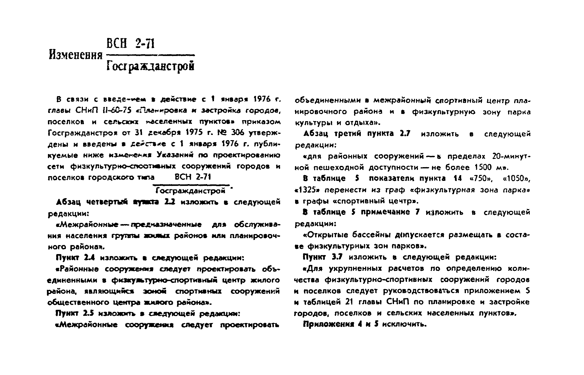 ВСН 2-71/Госгражданстрой