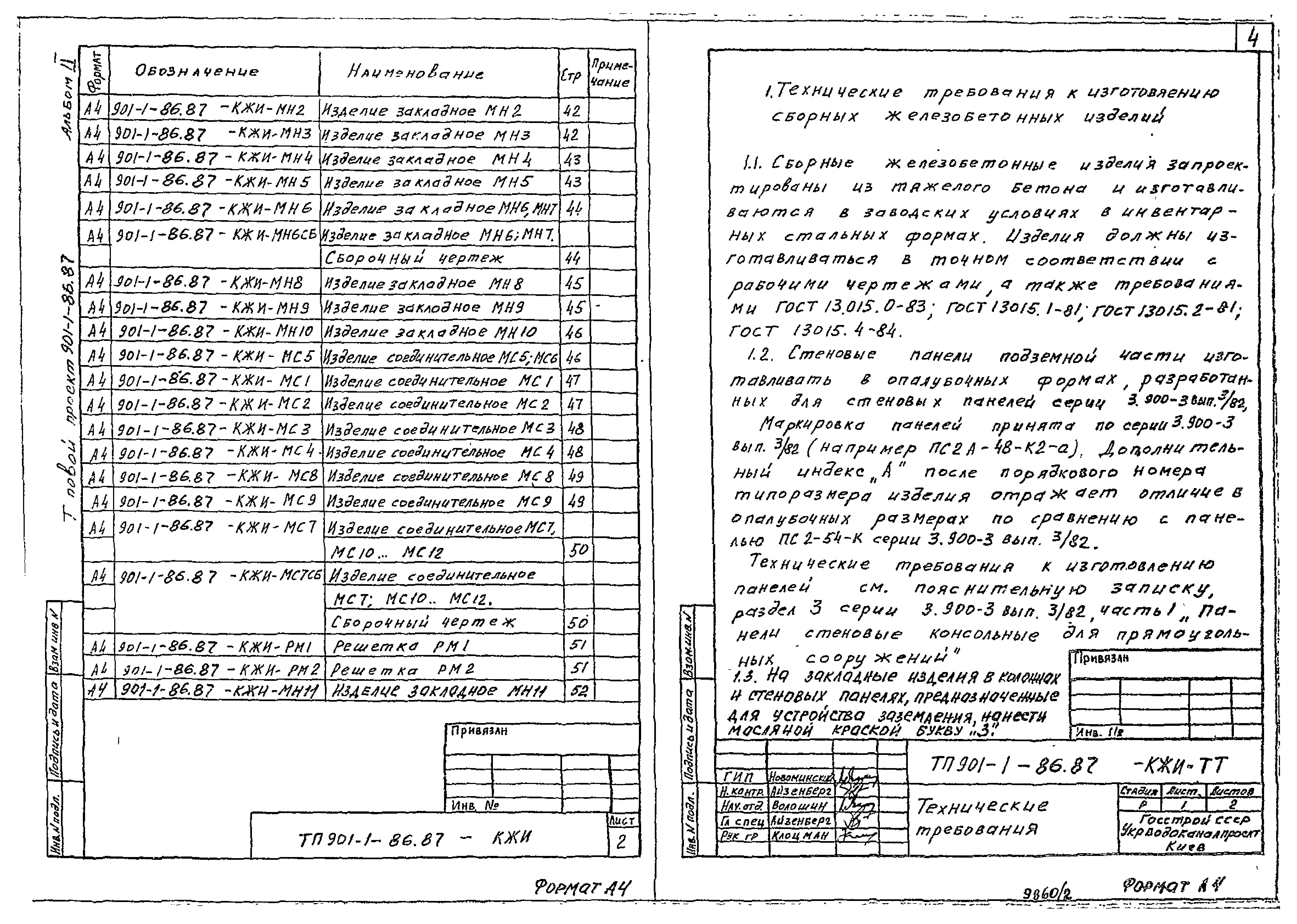 Типовой проект 901-1-86.87