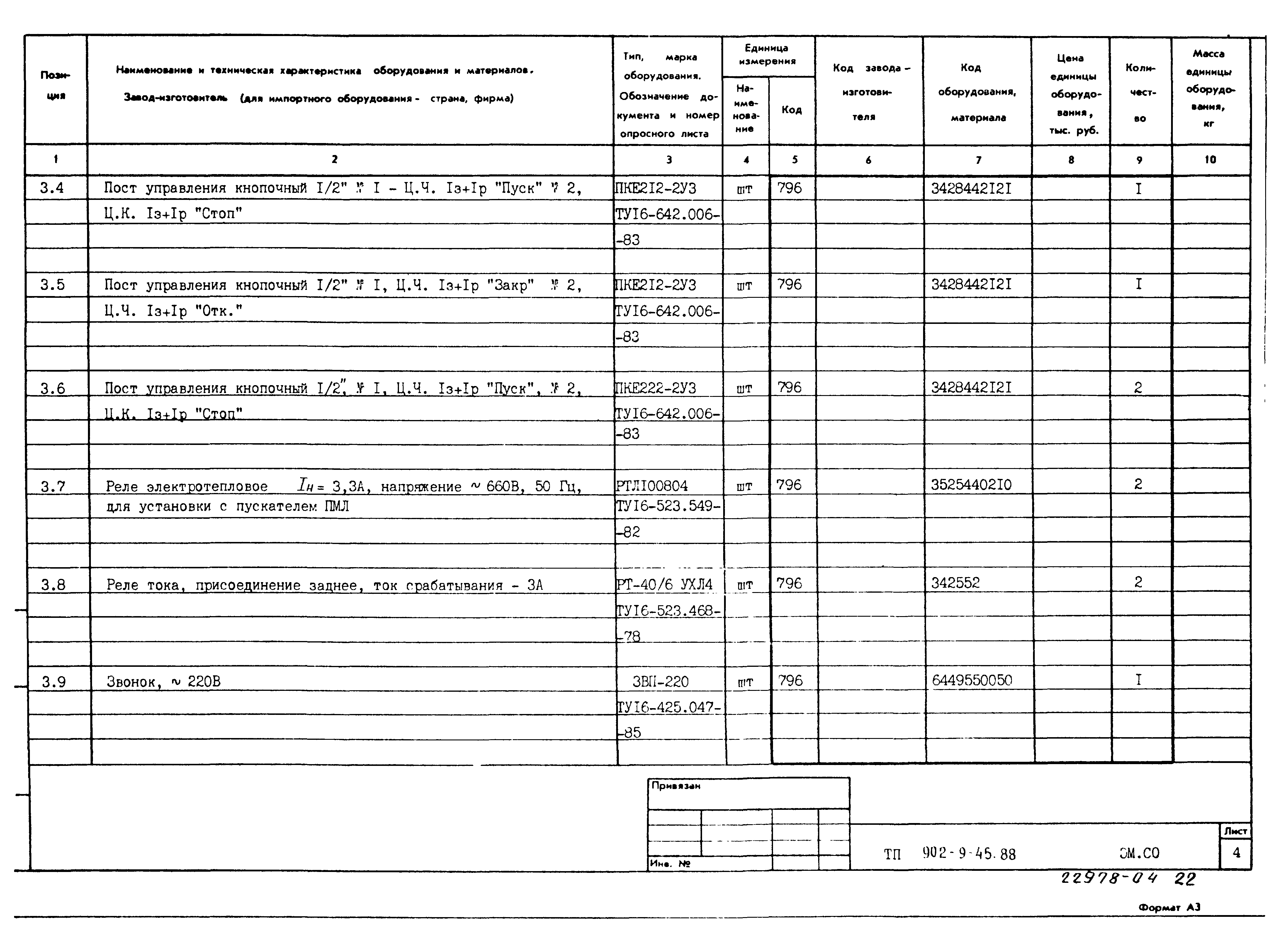 Типовой проект 902-9-45.88