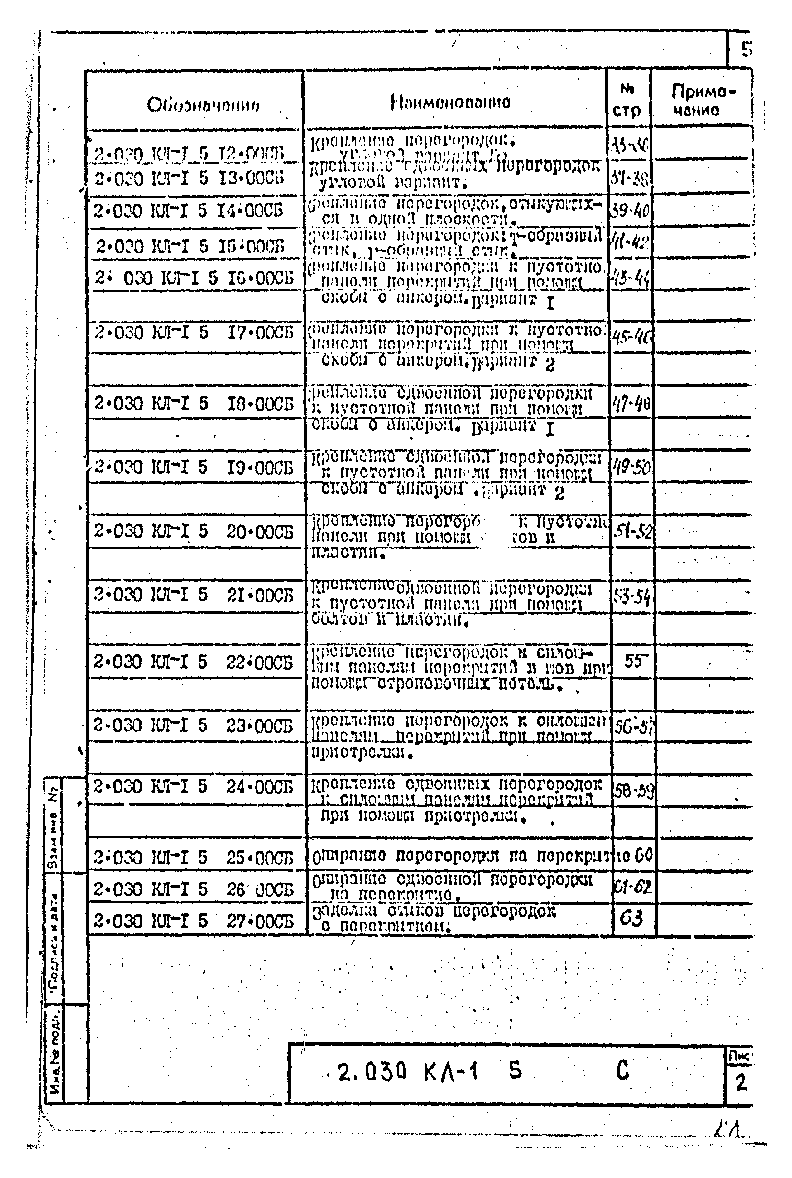 Серия 2.030 КЛ-1