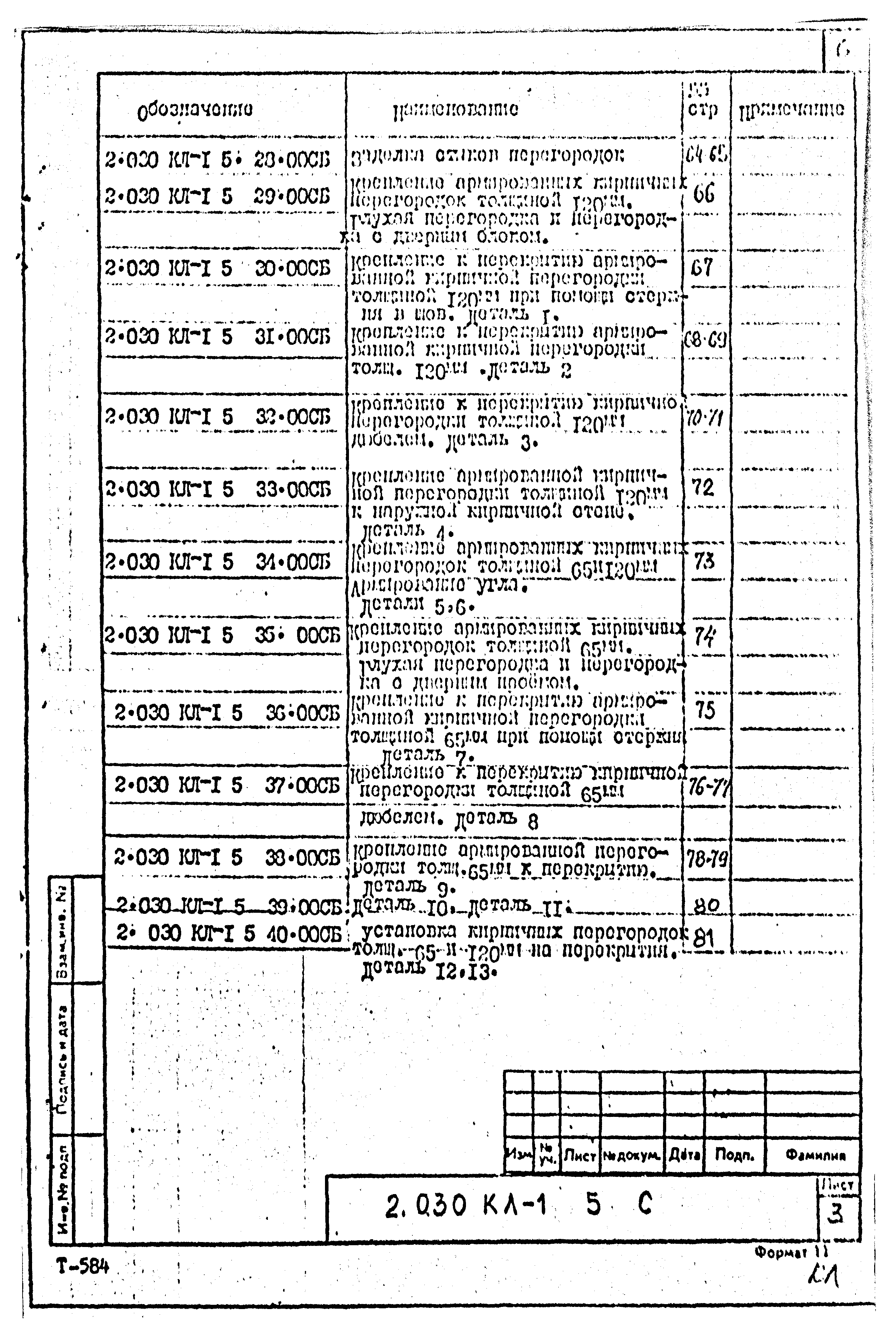 Серия 2.030 КЛ-1