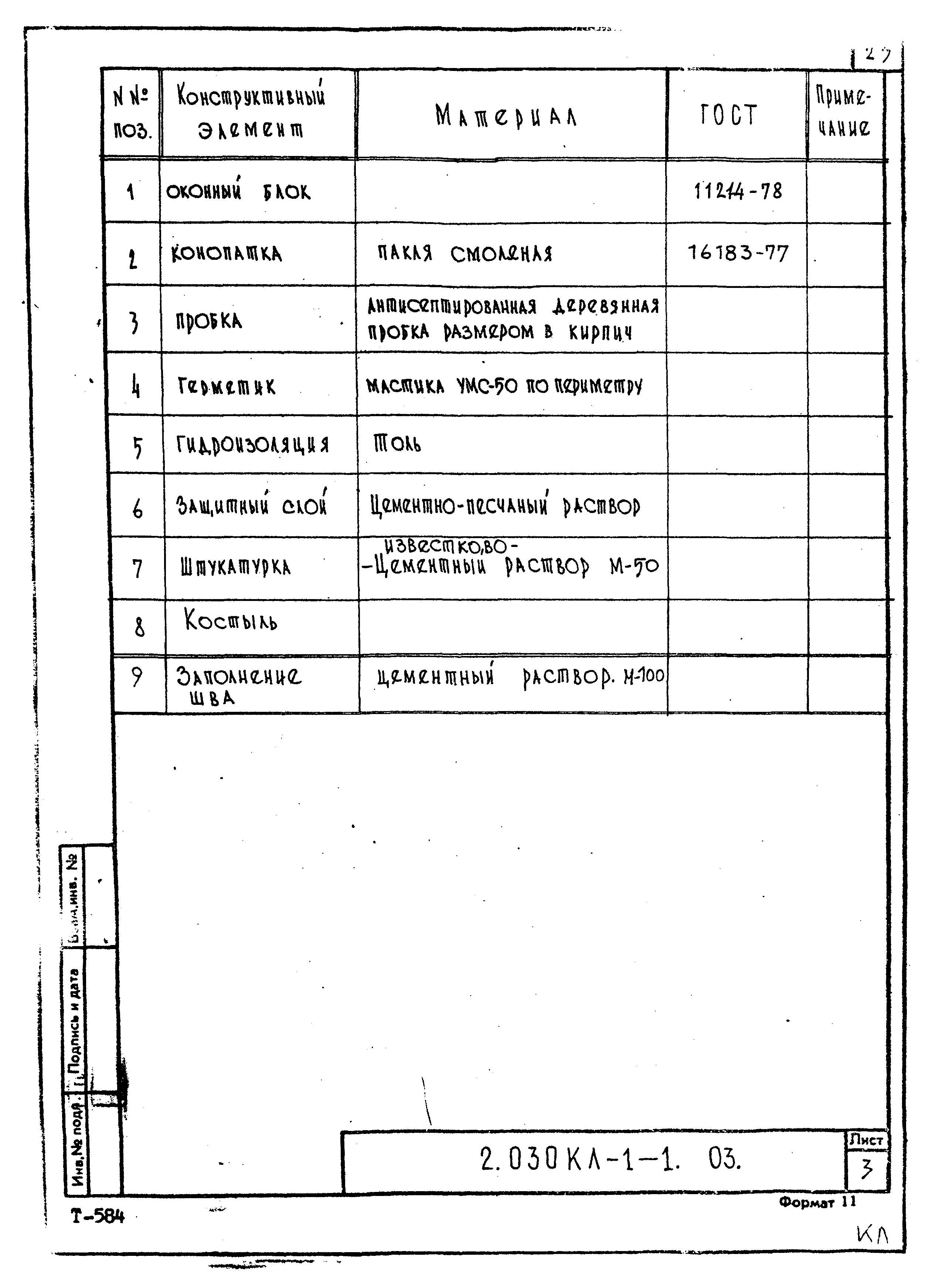 Серия 2.030 КЛ-1