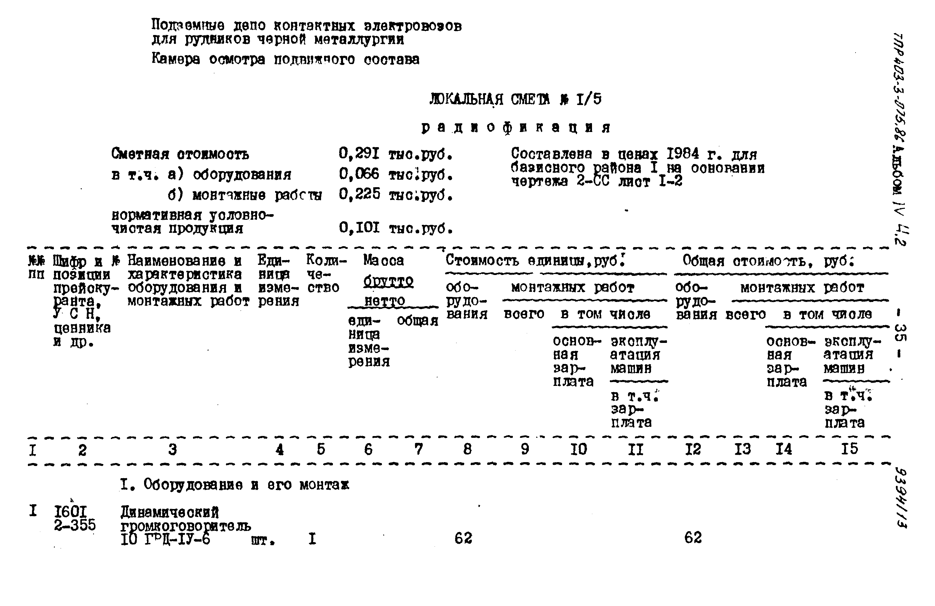 Типовые проектные решения 403-3-075.86