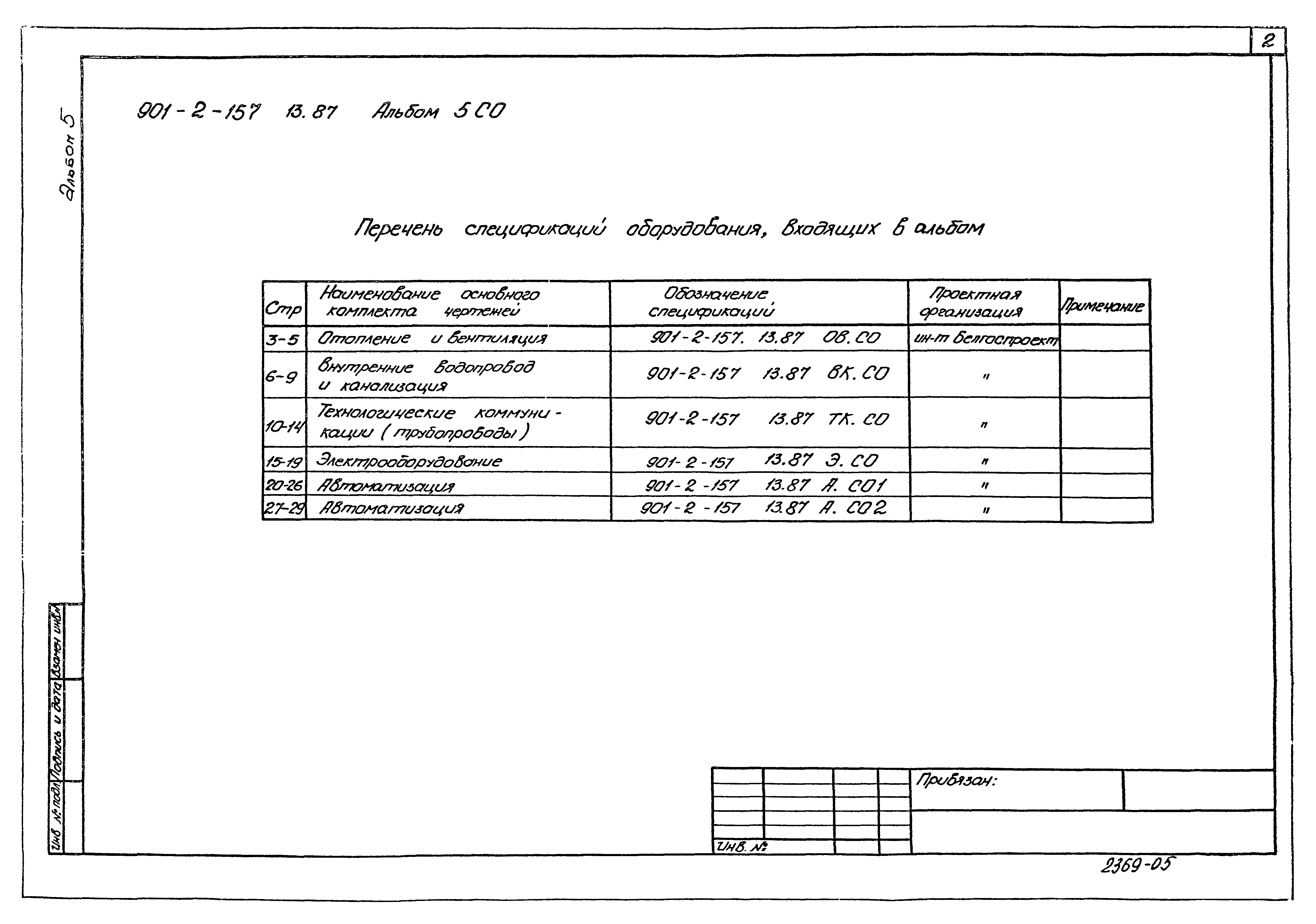 Зональный типовой проект 901-2-157.13.87