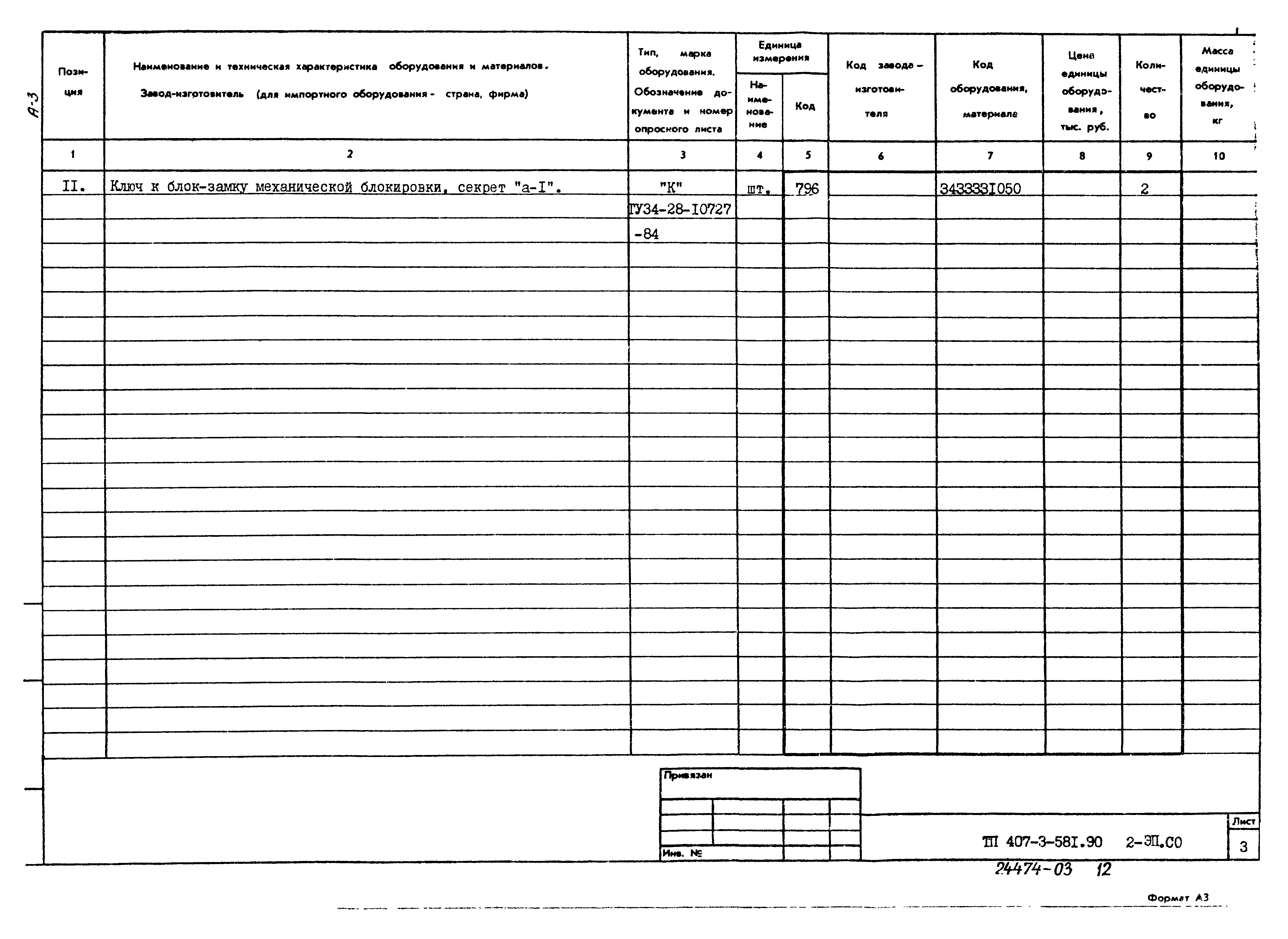 Типовой проект 407-3-581.90