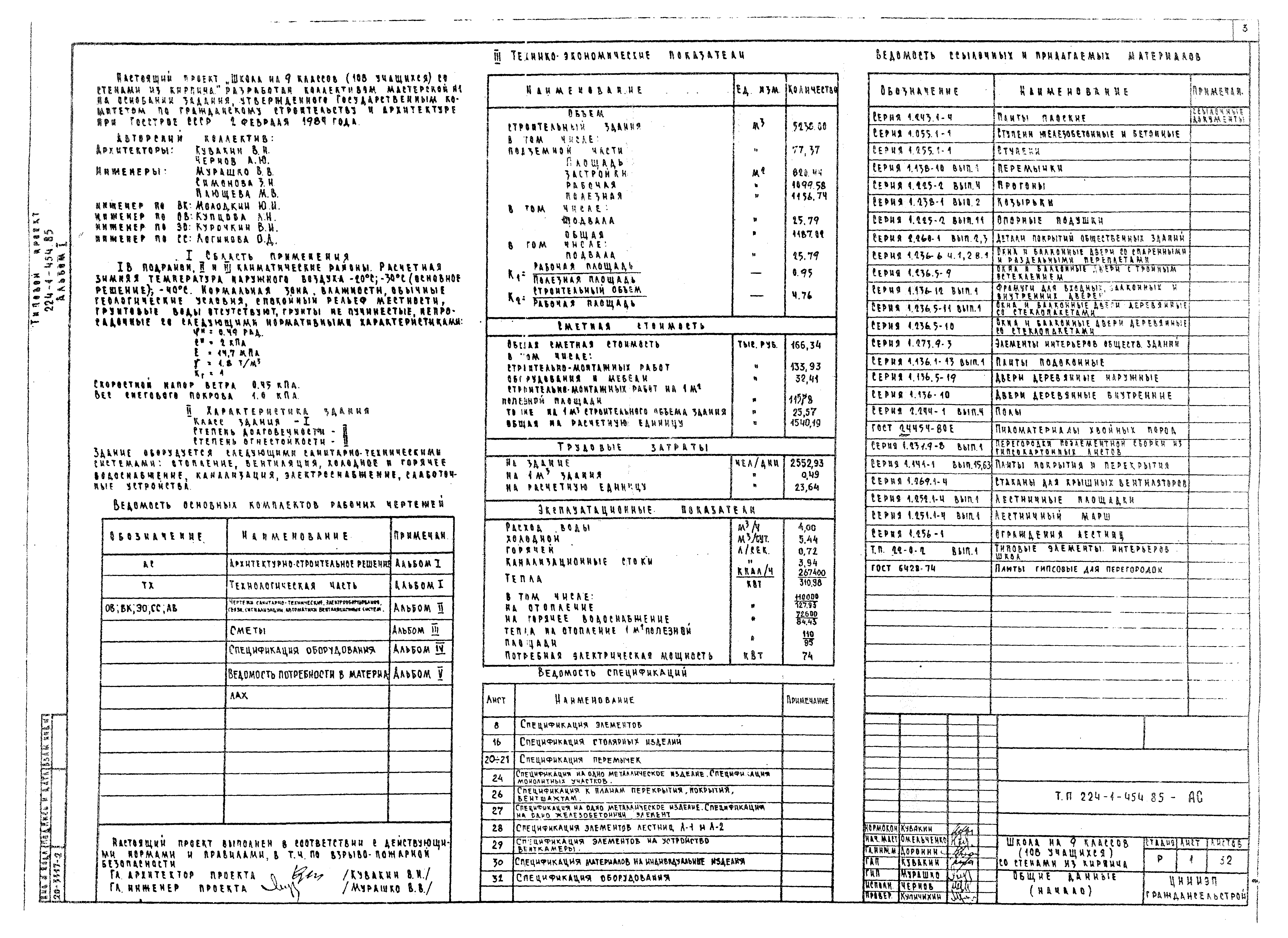 Типовой проект 224-1-454.85