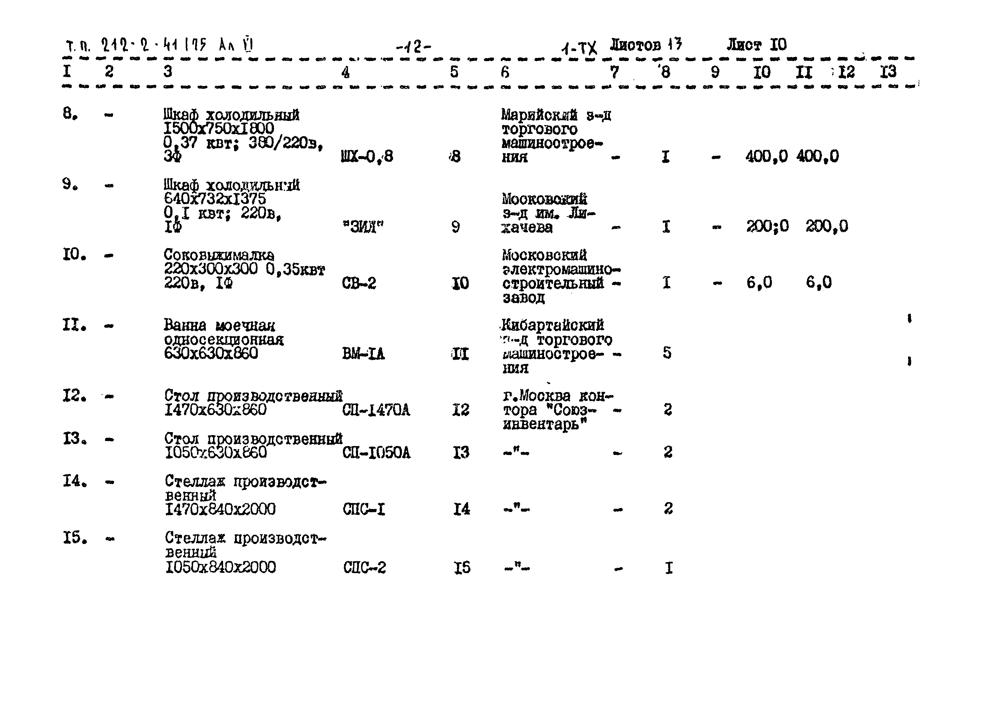 Типовой проект 212-2-41/75