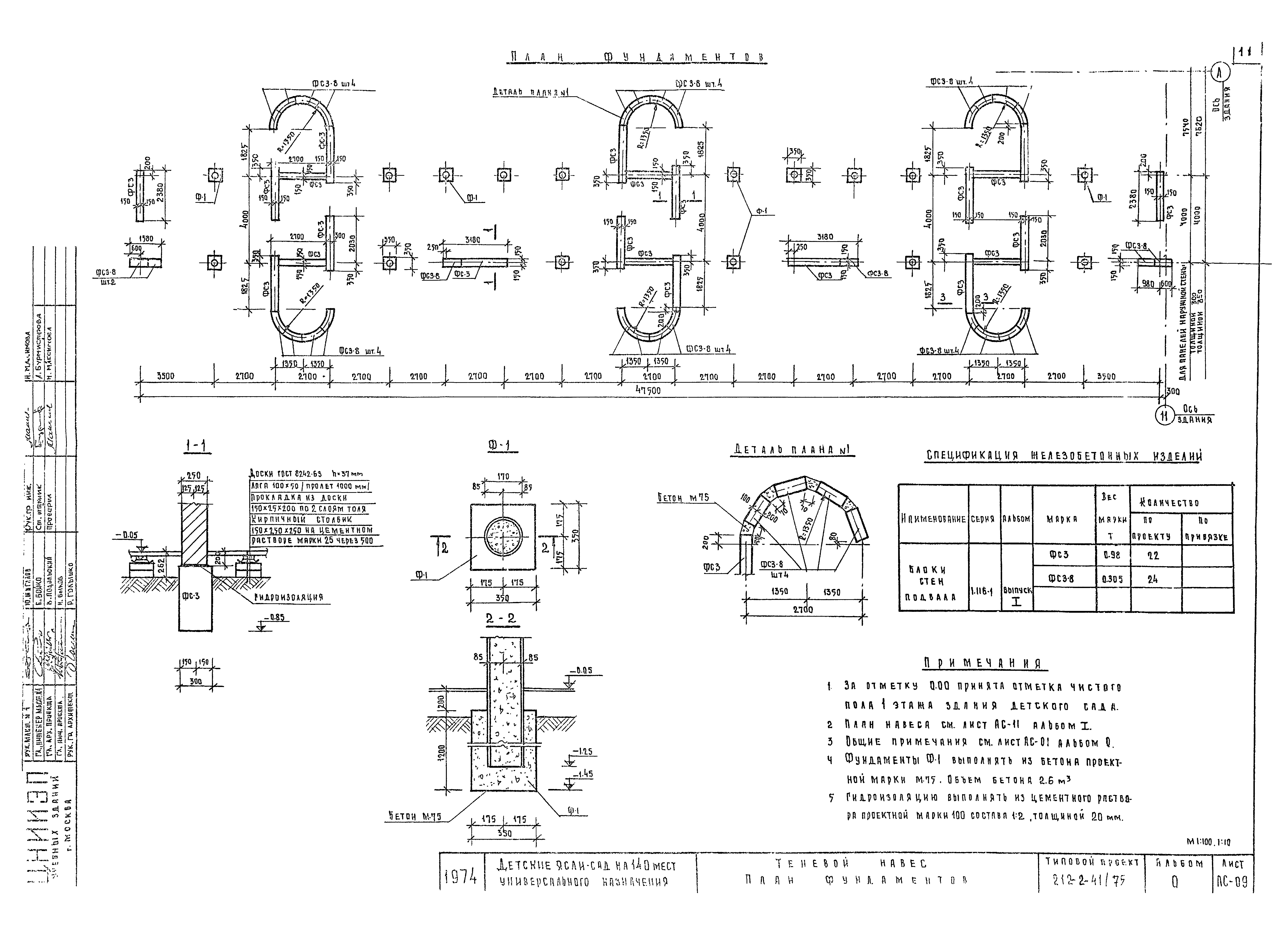 Типовой проект 212-2-41/75